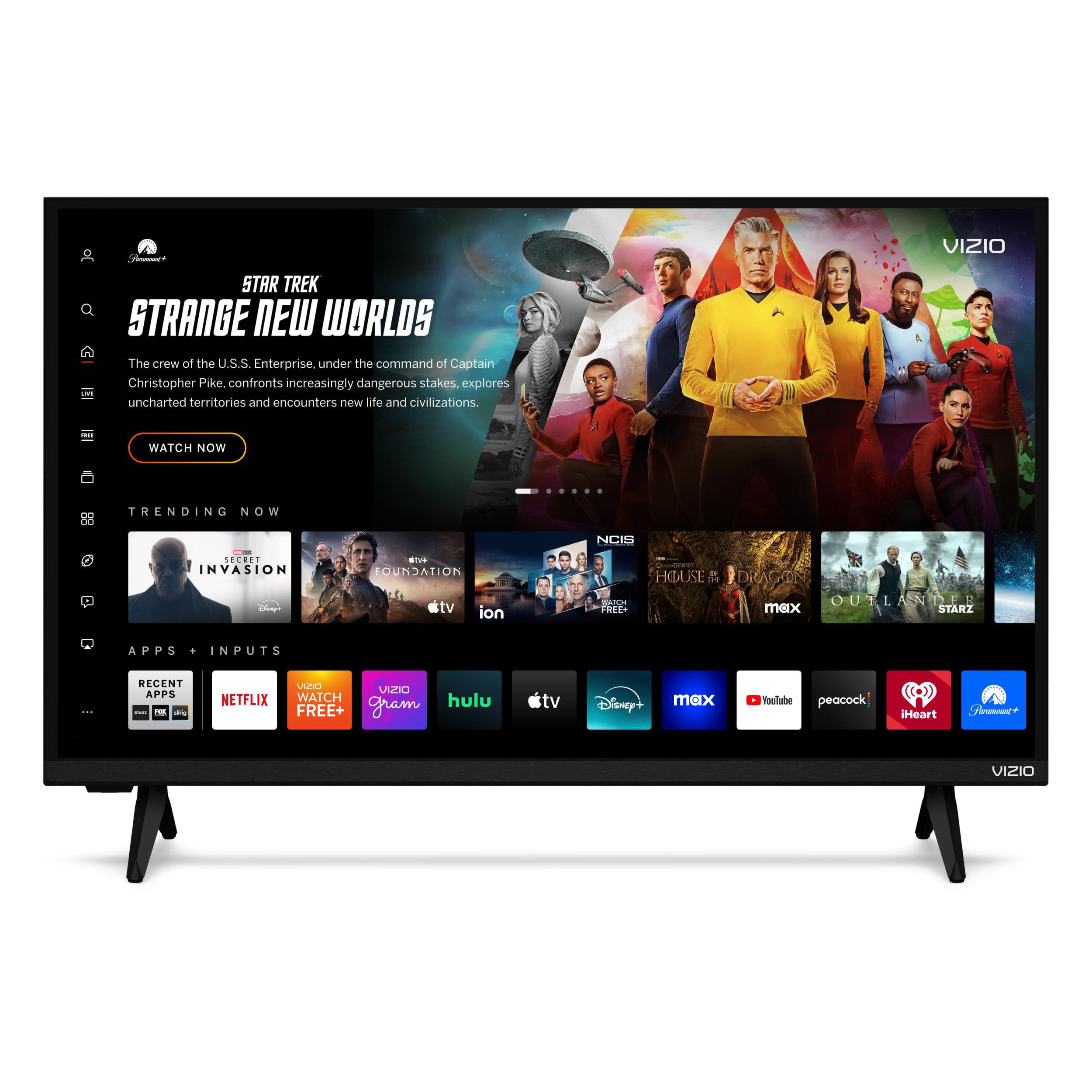 VIZIO 40-inch Full HD 1080p Smart TV VFD40M-08 New, Alexa Compatibility, Chromecast Built-in, DTS Virtual: X, Bluetooth Headphone Capable, Renewed