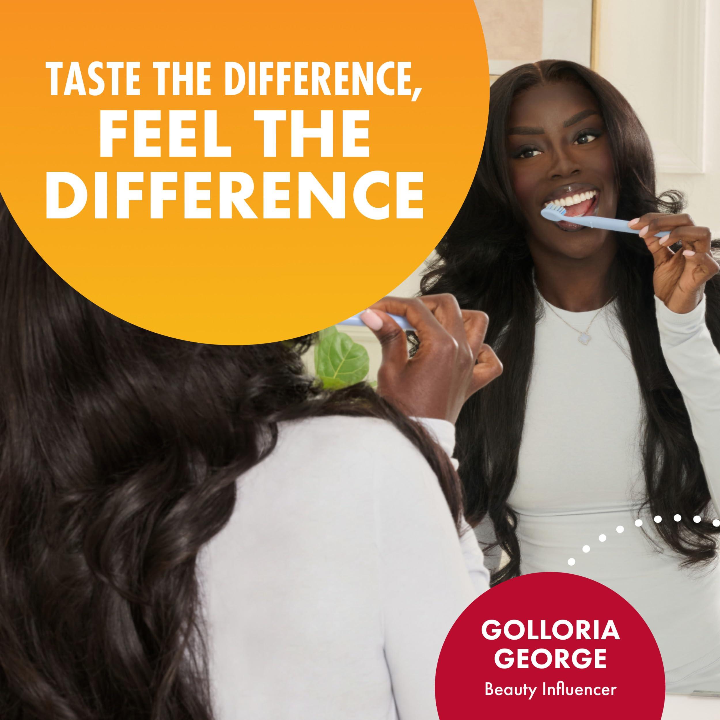 ARM & HAMMER Essentials Fluoride-Free Toothpaste Whiten + Activated Charcoal-4 Pack of 4.3oz Tubes, Clean Mint- 100% Natural Baking Soda - Image 2