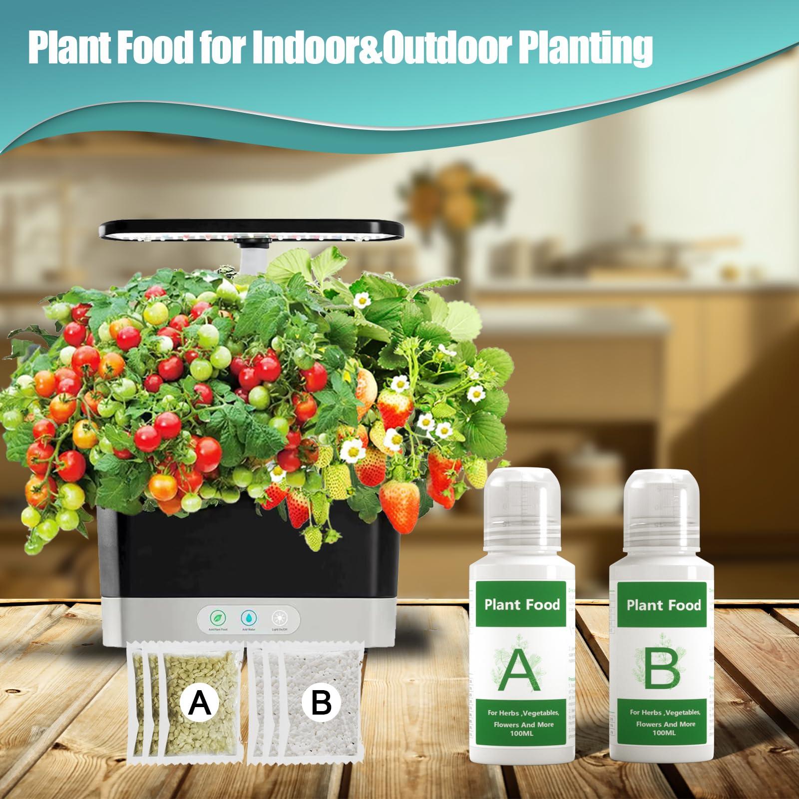 Hydroponics Nutrients for Aerogarden(800ml in Total), Plant Food A & B Hydroponics Supplies, Indoor Plant Fertilizer for Hydroponics Growing System, Hydroponic Solution for Vegetables Thrive - Image 2