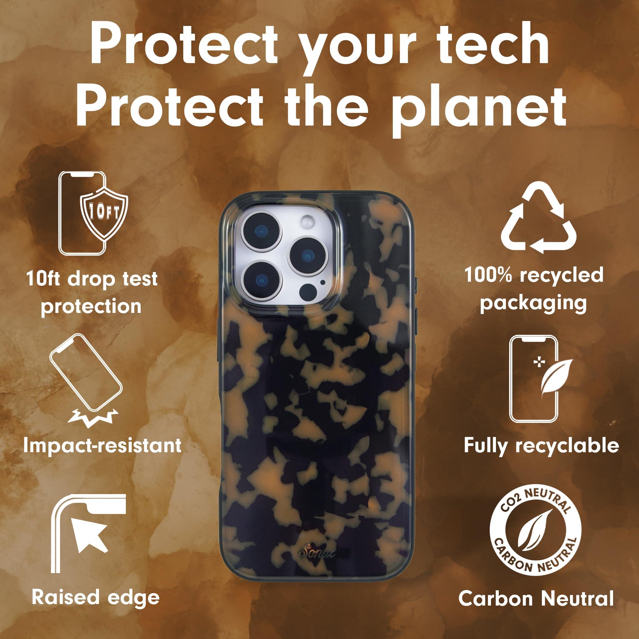 Sonix Case for iPhone 16 Pro Max | Compatible with MagSafe | 10ft Drop Tested | Tortoiseshell | Brown Tort - Image 3