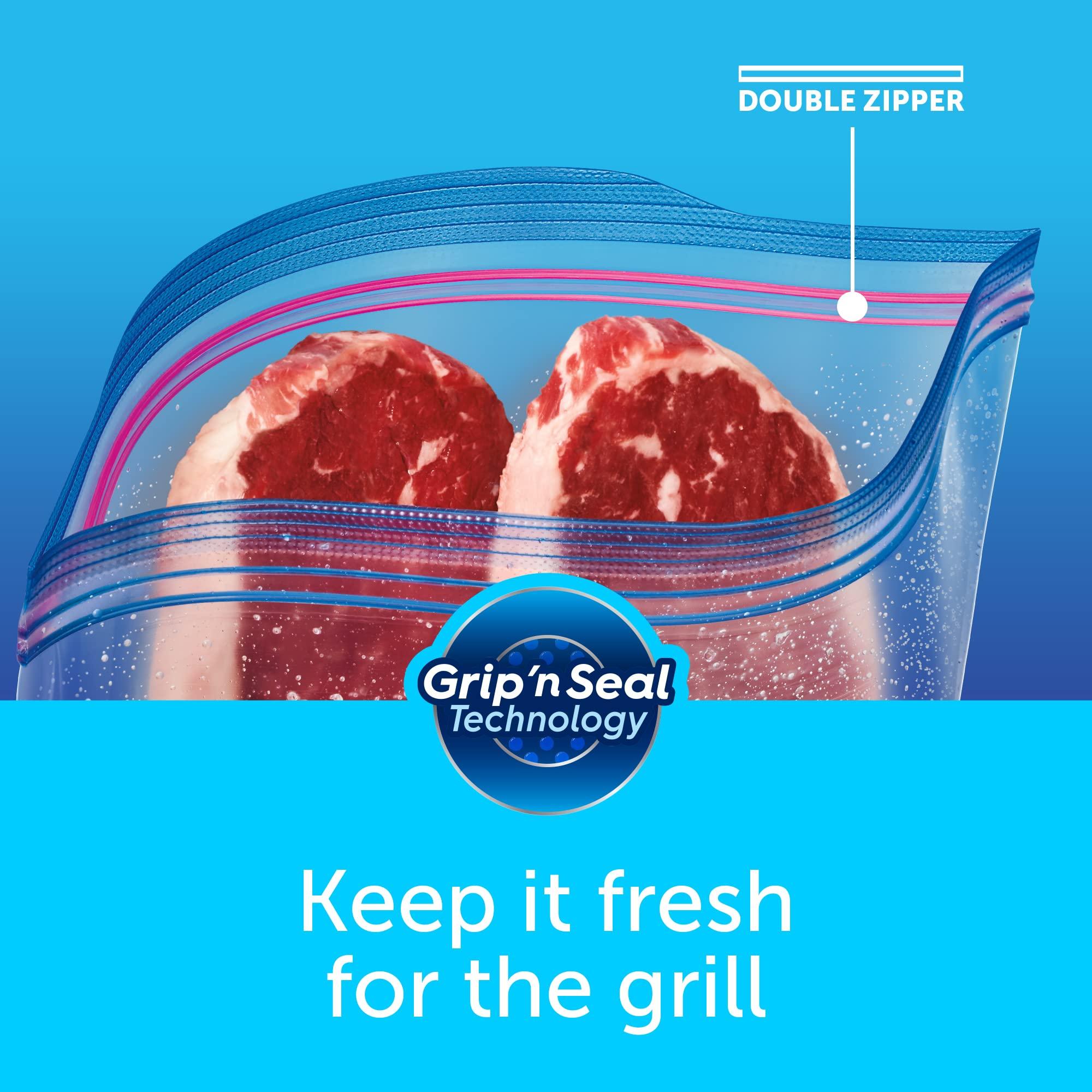 Ziploc Pint Food Storage Freezer Bags, Grip 'n Seal Technology for Easier Grip, Open, and Close, 20 Count - Image 8