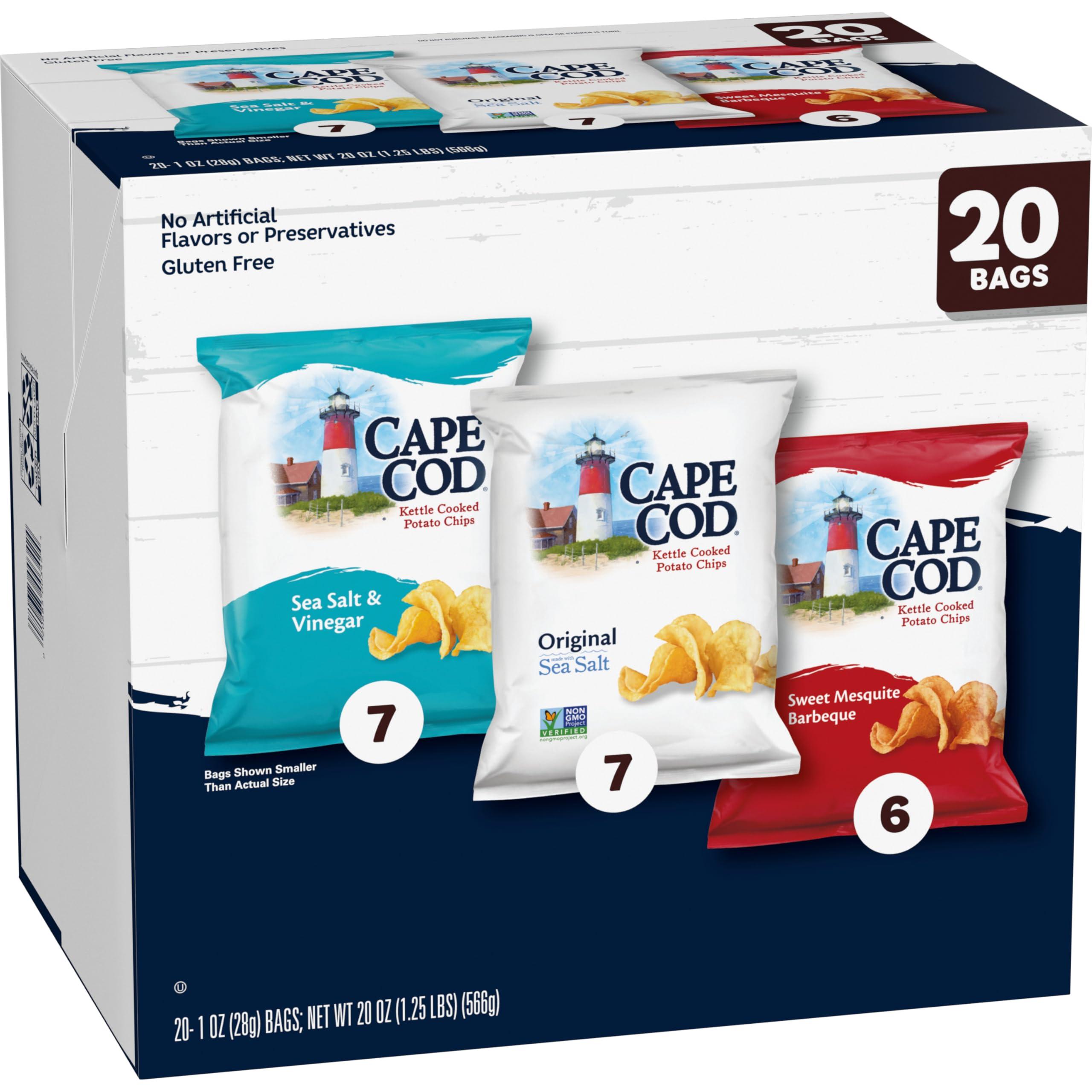 Cape Cod Variety Pack Chips, 20 Count 1 Oz - Image 5