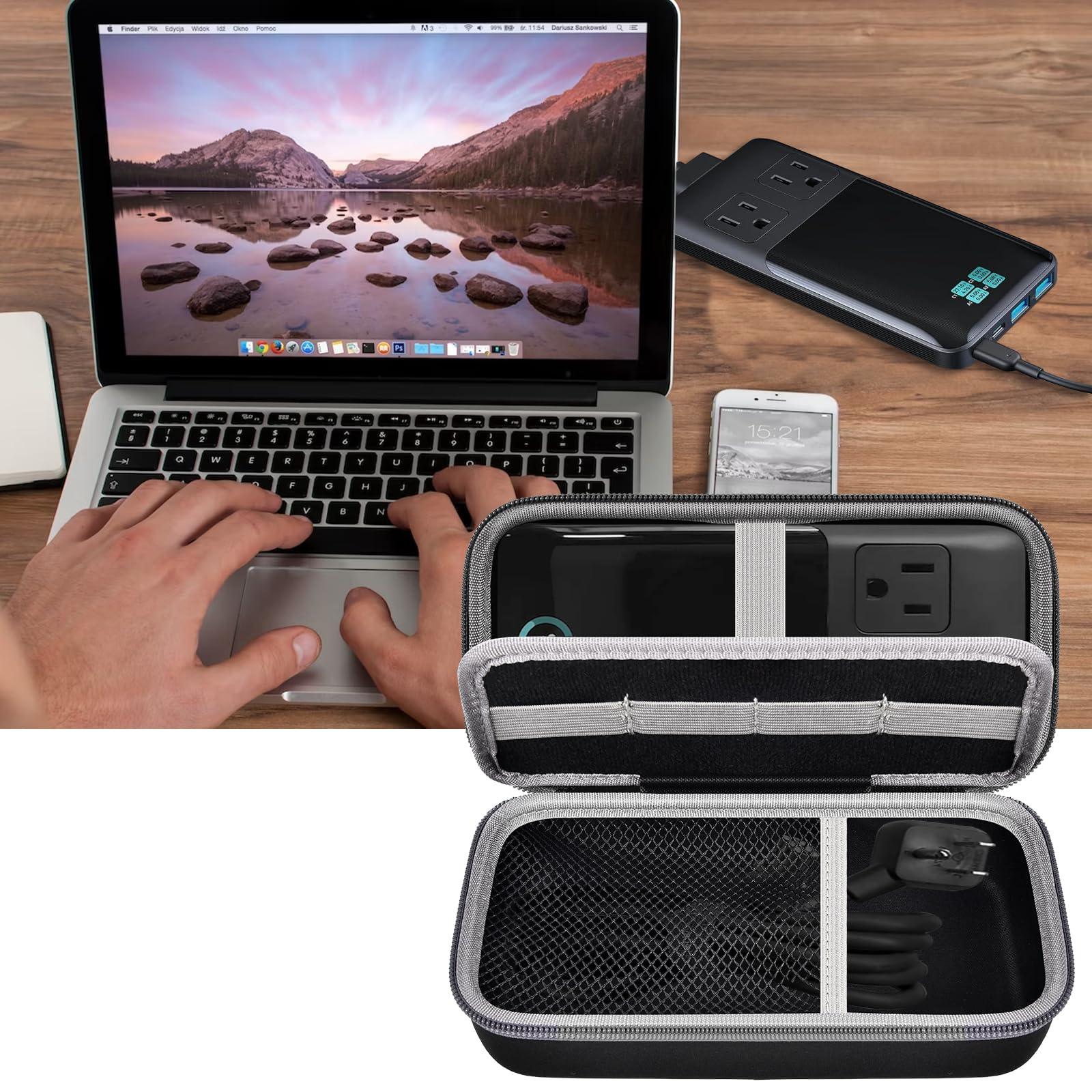 Travel Case for Anker 727/ Prime 6-in-1 USB C Charging Station (GaNPrime 101W), Power Strip Organizer Bag for Cables and Accessories - Efficient Solution for On-the-Go Charging Needs (Box Only) - Image 6