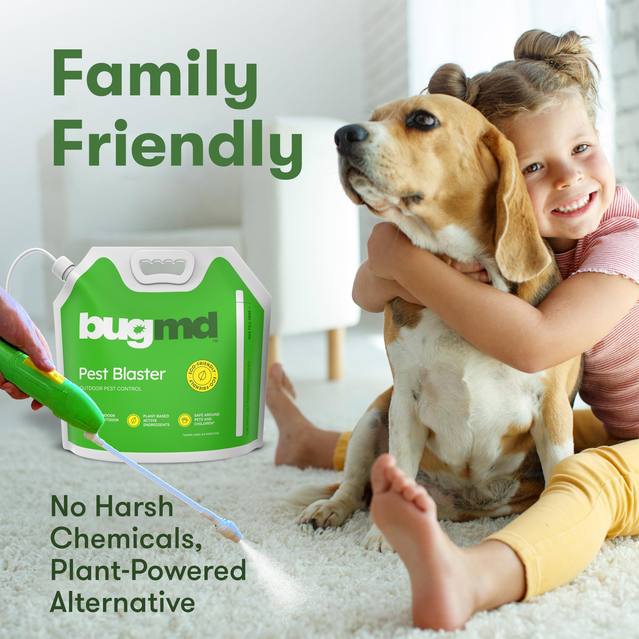 BugMD Pest Blaster Reusable Mixing Pouch & Automatic Sprayer - Easy-to-Use Spray, Lightweight Powerful Adjustable Nozzle (Concentrate Sold Separately) - Image 6