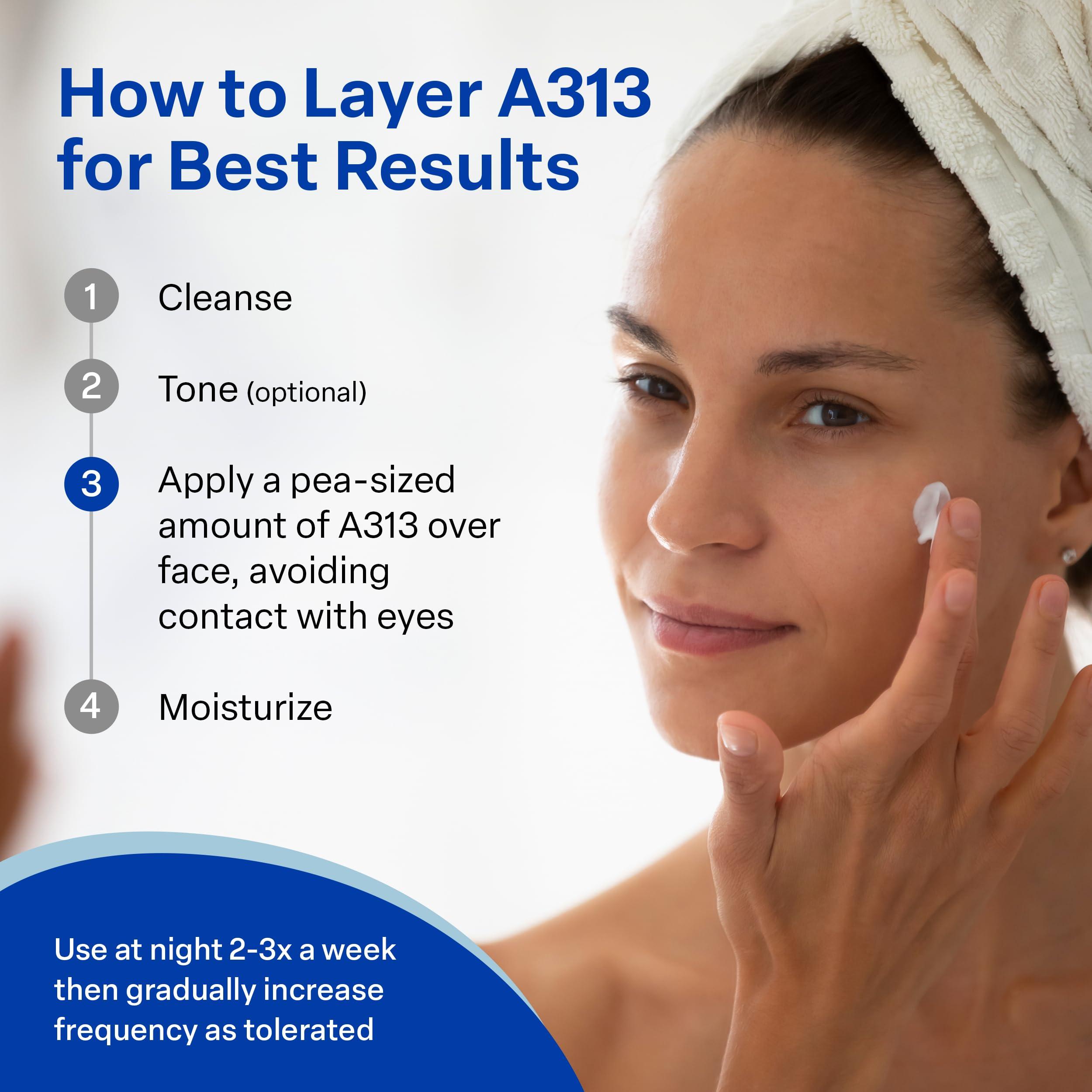 A313 French Pharmacy Vitamin A (Retinoids) Lightweight Face Cream for Anti-Aging, Reduce Wrinkles, Prevents Acne Breakouts, and Hyperpigmentation - Skincare for Smooth, Radiant Skin - 50g Cream - Image 5