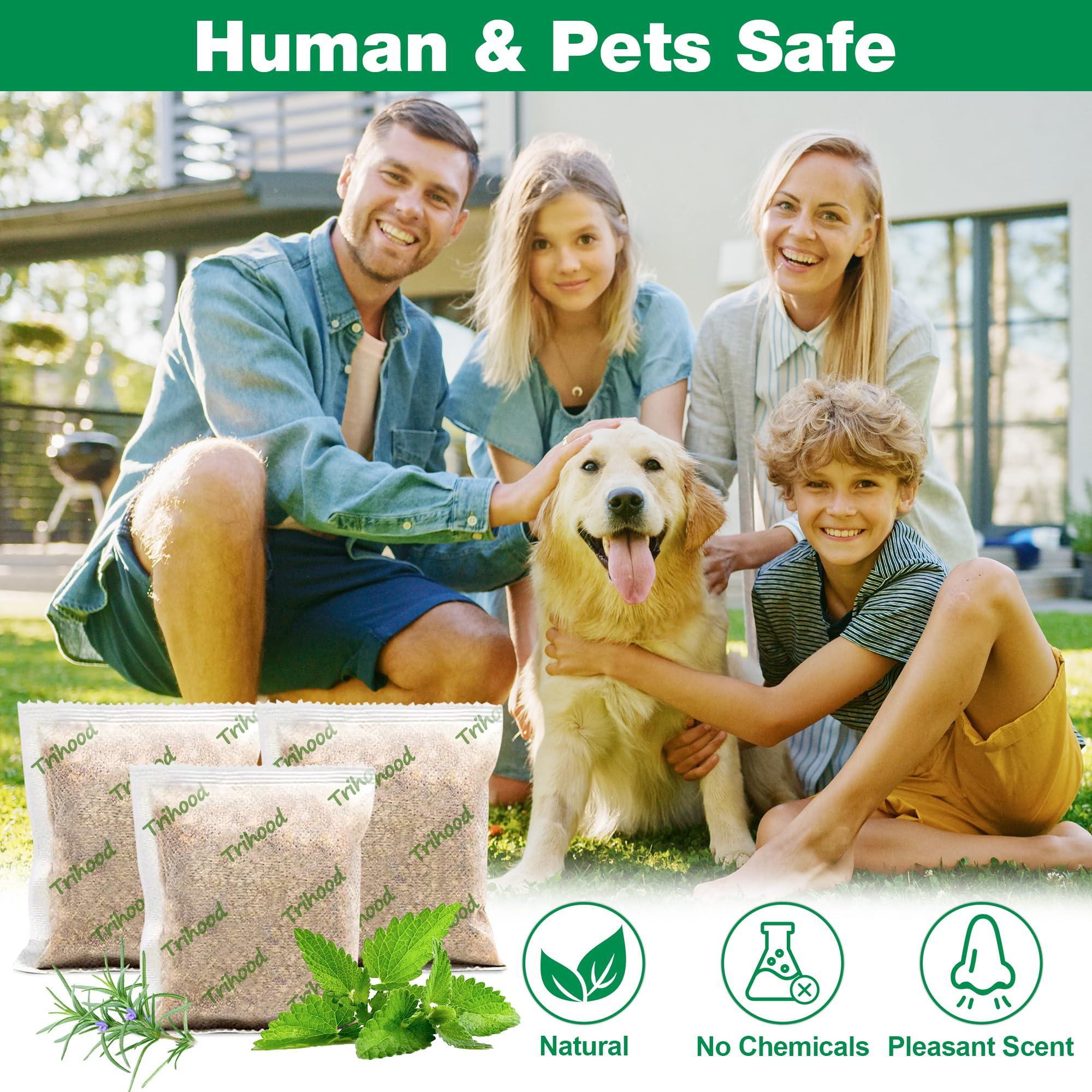 12Pack Natural Raccoon Repellent Pouches, Skunk Repellent Pouches for Outdoor Yard Garden House | Long-Lasting Protection | Safe for Dogs and Children - Image 4