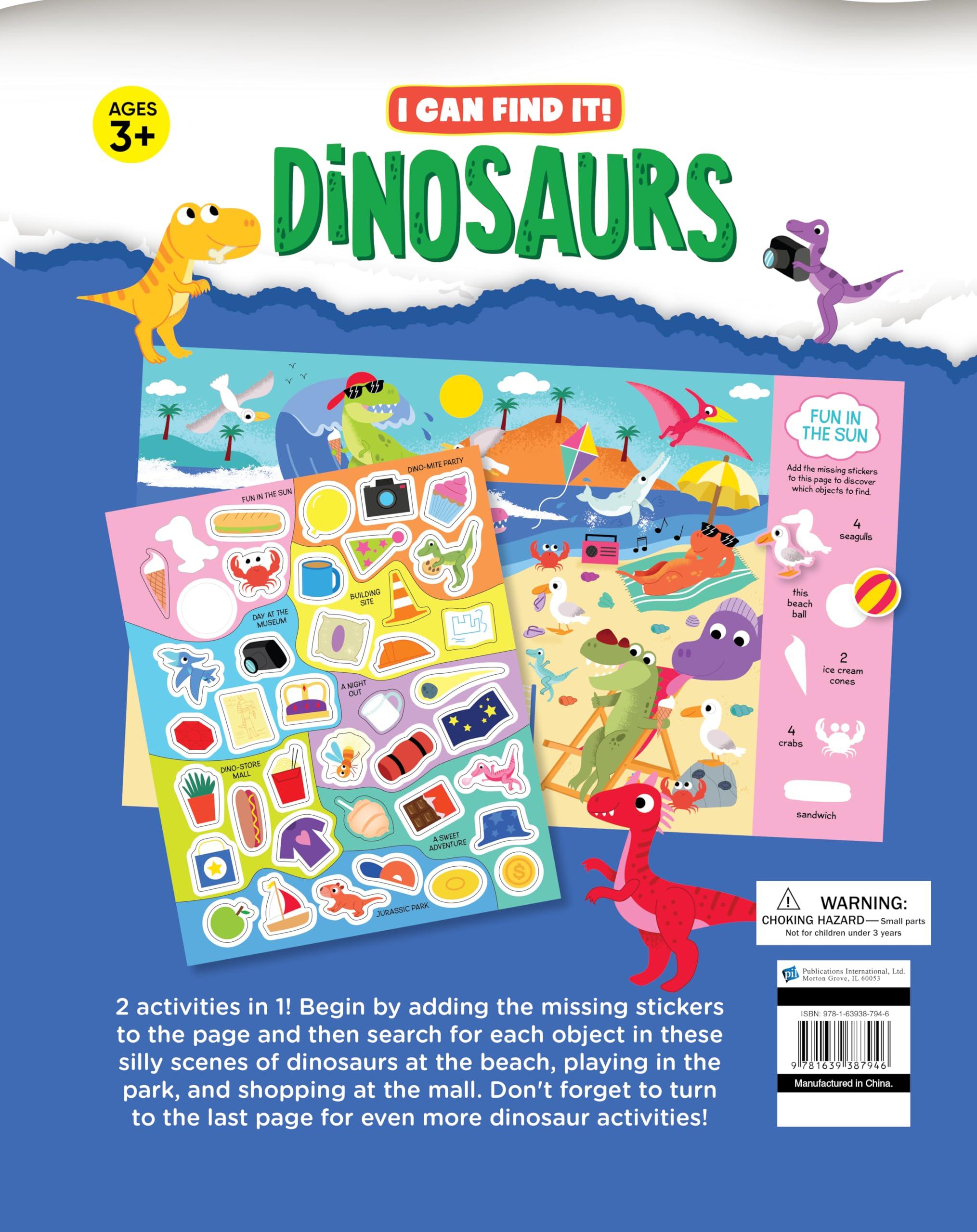 Brain Games - I Can Find It!: Dinosaurs - Includes Stickers! - Image 2