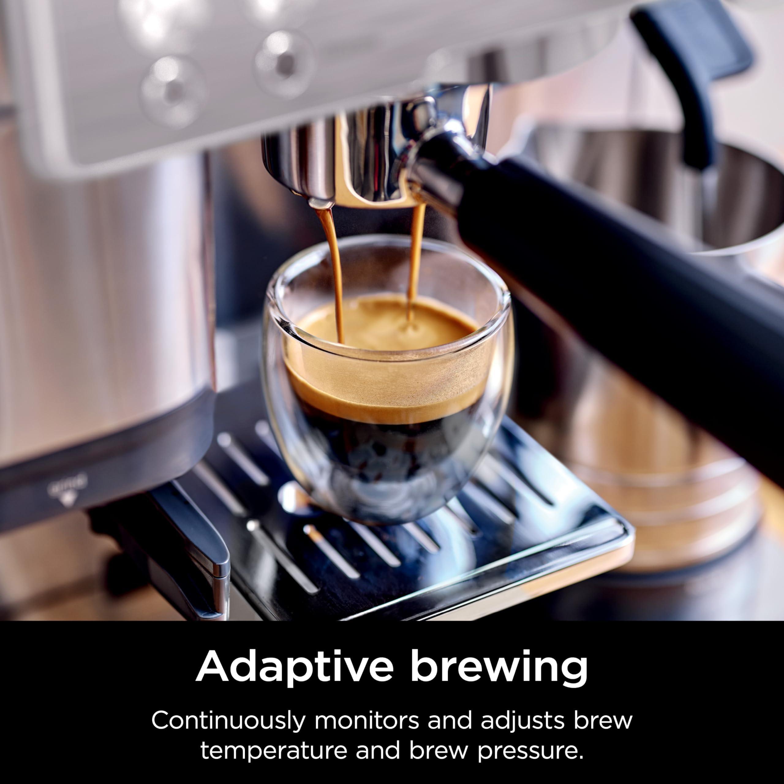 Ninja | Espresso Machine and Drip Coffee Maker| Luxe Café Premier Series | Integrated Coffee Grinder, Milk Frother, Assisted Tamper & Built-In Espresso Accessory Storage | Stainless Steel | ES601 - Image 7
