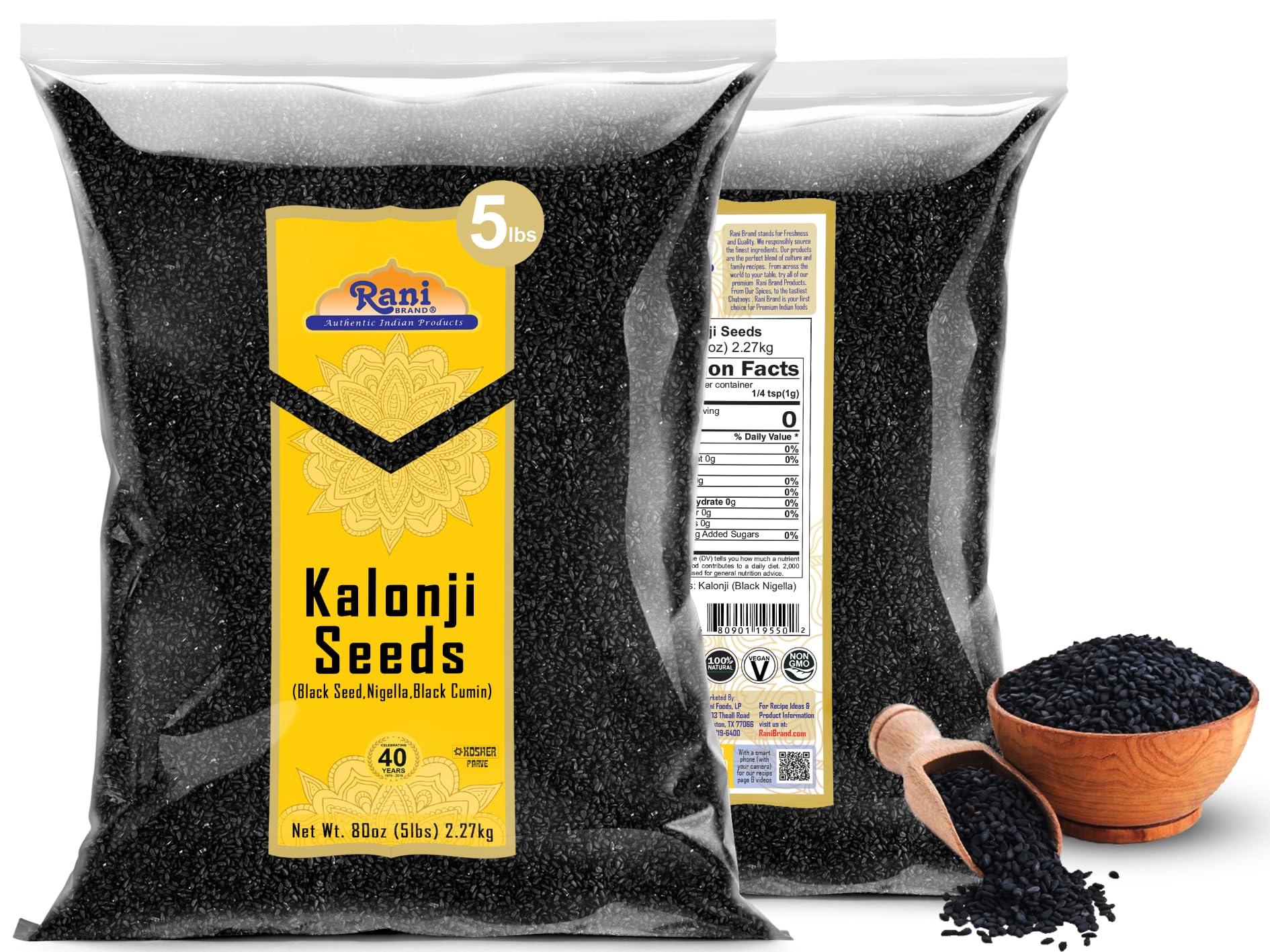 Rani Kalonji (Black Seed, Nigella Sativa, Black Cumin) Seeds 80oz (5lbs) 2.27kg Bulk ~ All Natural | Gluten Friendly | NON-GMO | Kosher | Vegan | Indian Origin - Image 8