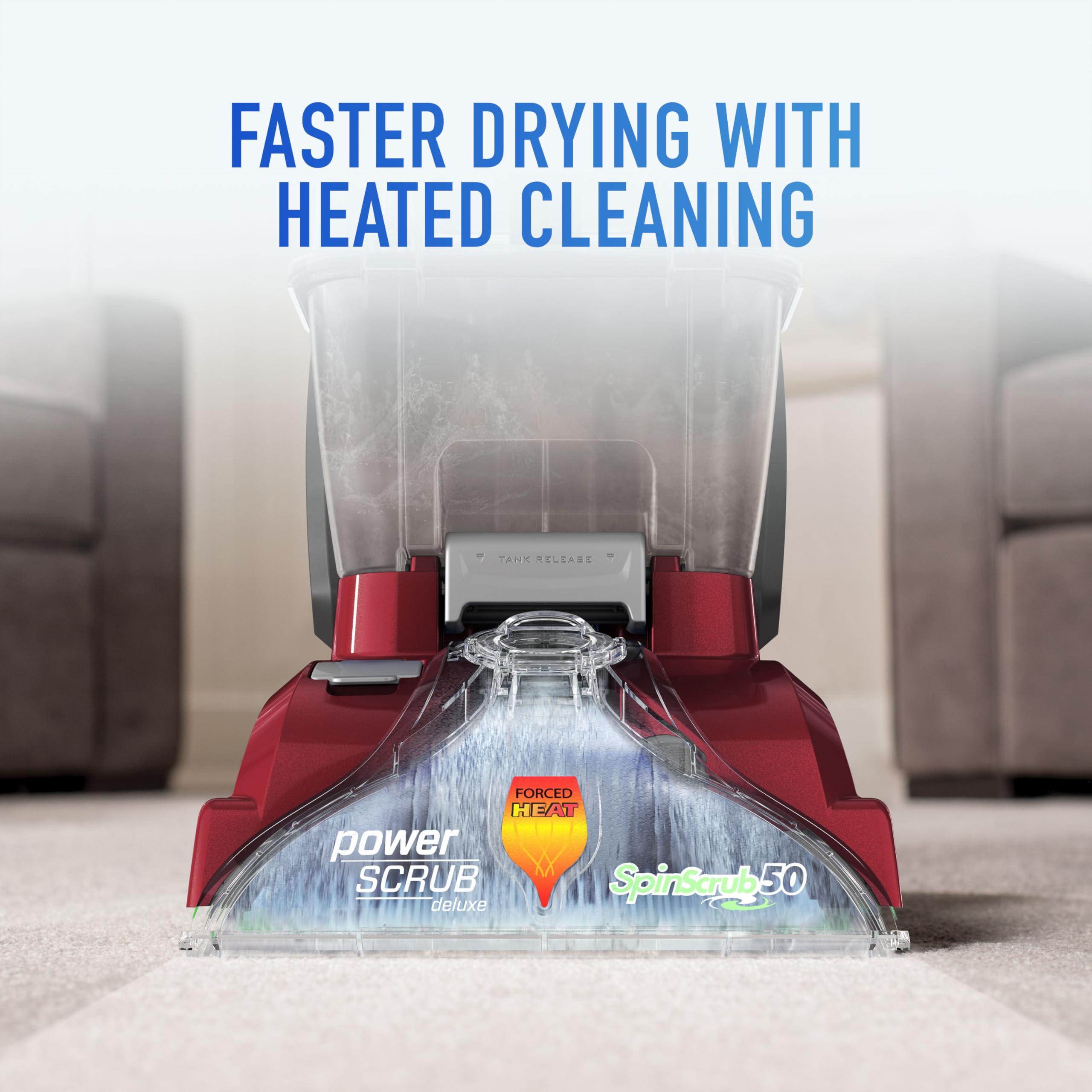 Hoover PowerScrub Deluxe Carpet Cleaner Machine for Carpet and Upholstery, Deep Cleaning Carpet Shampooer Machine with Multi-Purpose Tools, Pair Carpet Cleaner Solution - Image 3