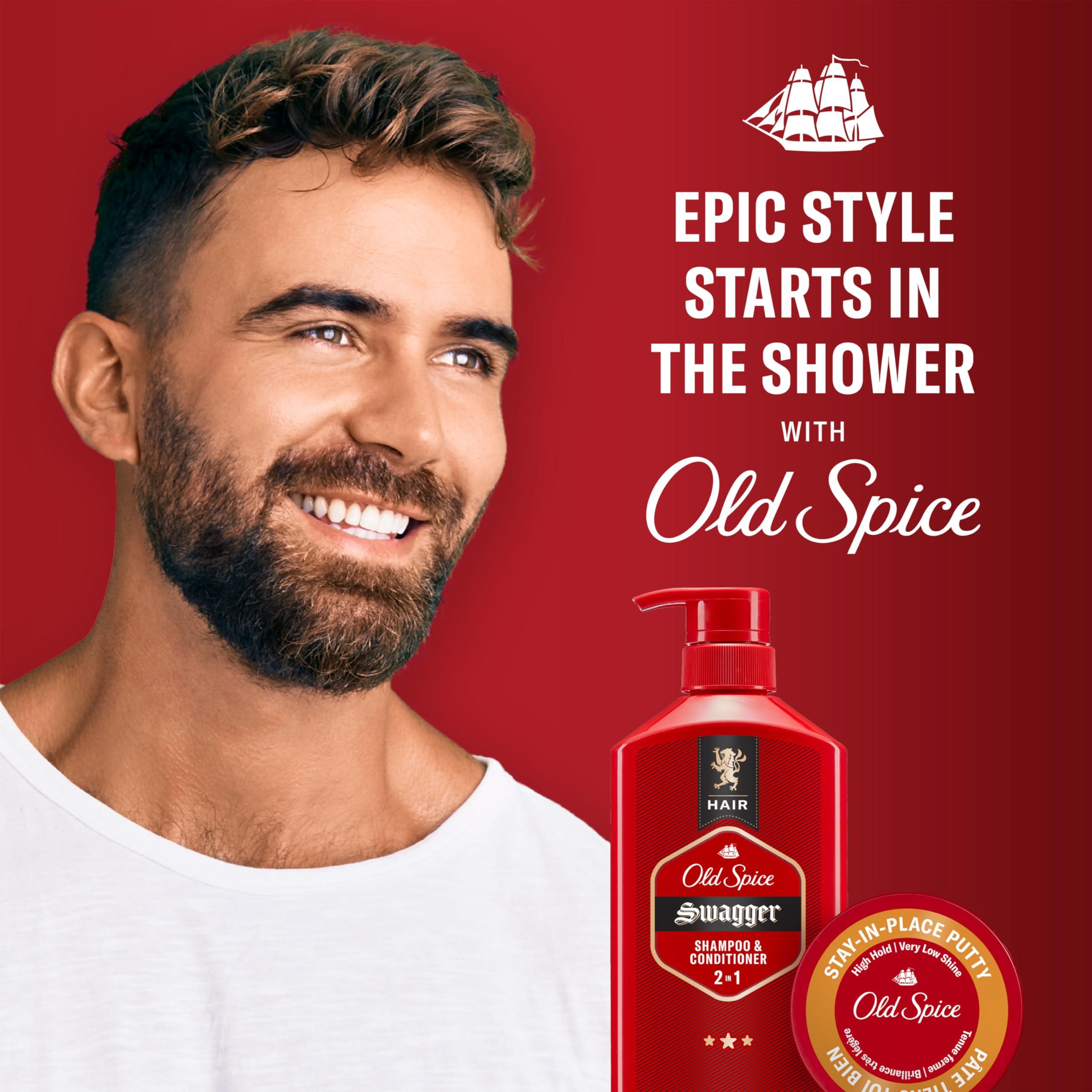 Old Spice Stay-In-Place Hair Styling Putty for Men, High Hold, Very Low Shine, 2.22 Oz - Image 7