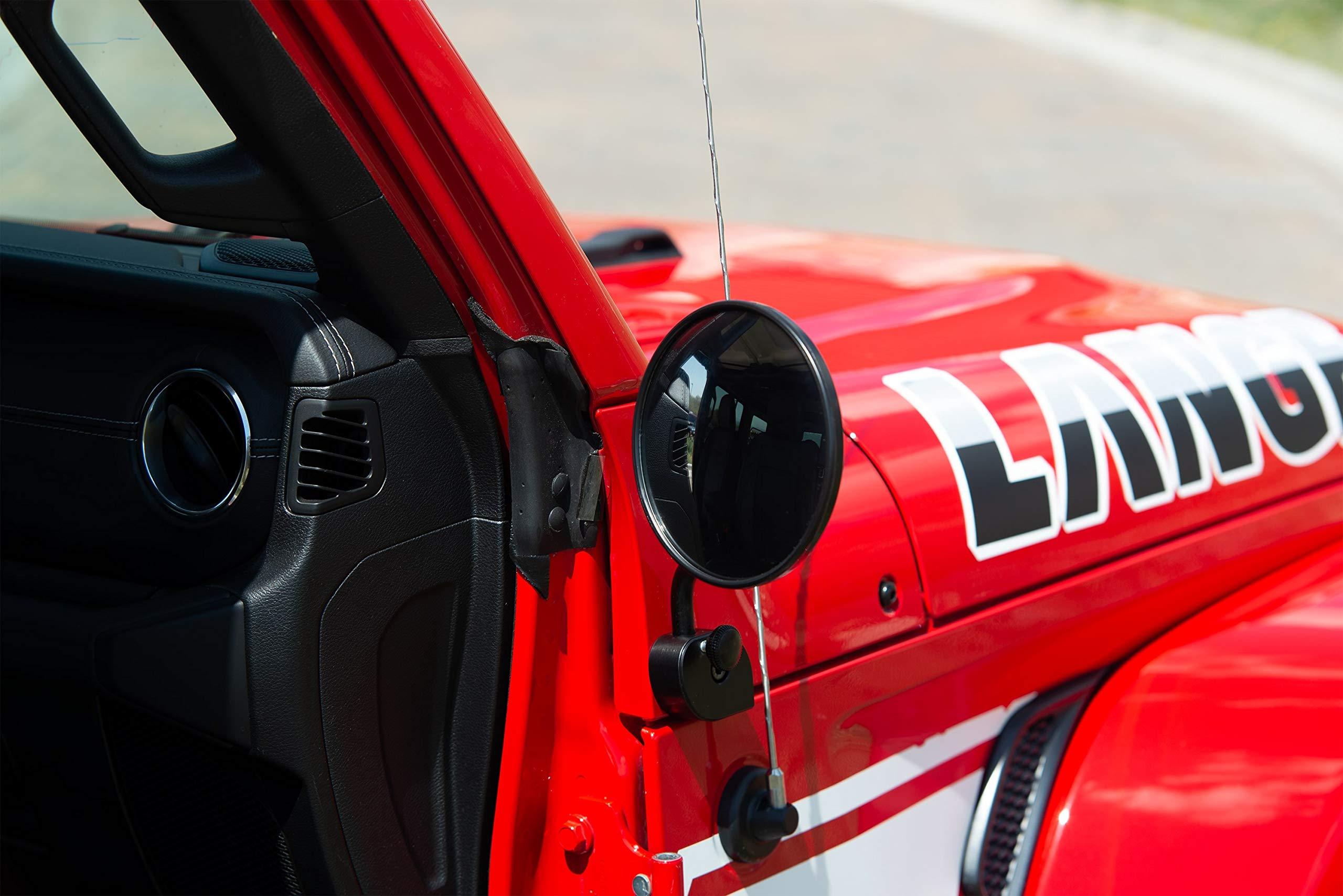 Lange Originals | Coyote Mirror™ | Compatible with Jeep Wrangler & Gladiator | Quick Removal Replacement Mirrors - Image 2