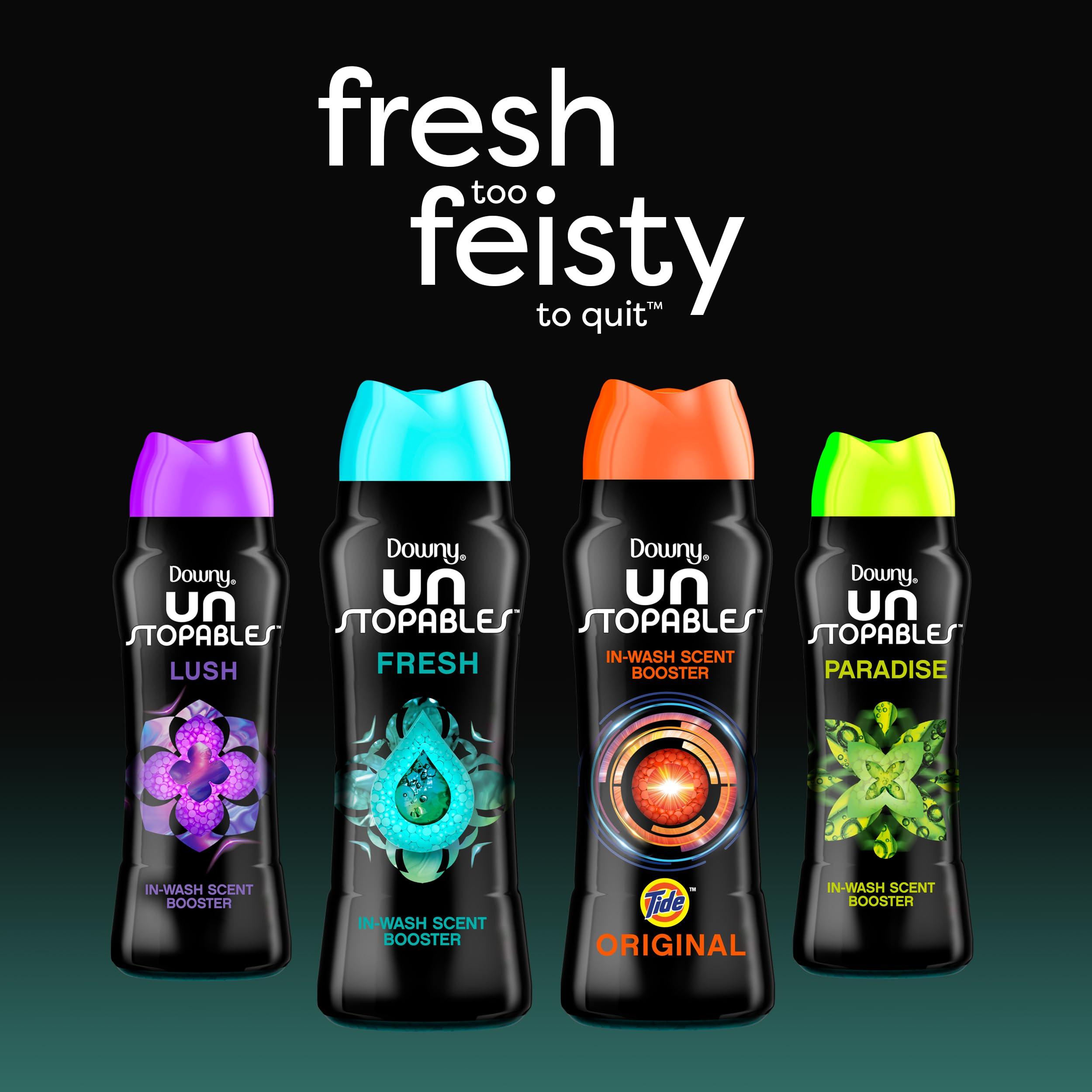 Downy Unstopables In-Wash Laundry Scent Booster Beads, Lush, 24 oz - Image 3
