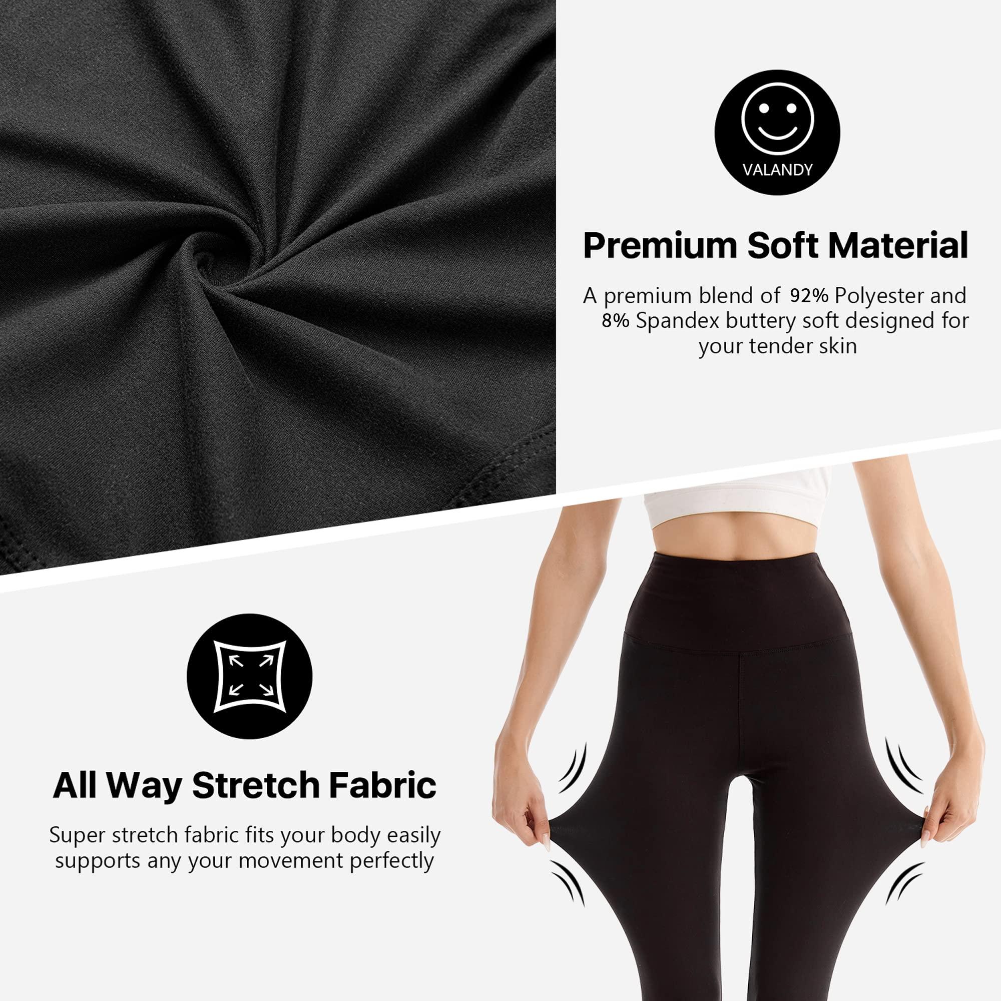 SINOPHANT High Waisted Leggings for Women - Full Length Capri Buttery Soft Yoga Pants for Workout Athletic - Image 4
