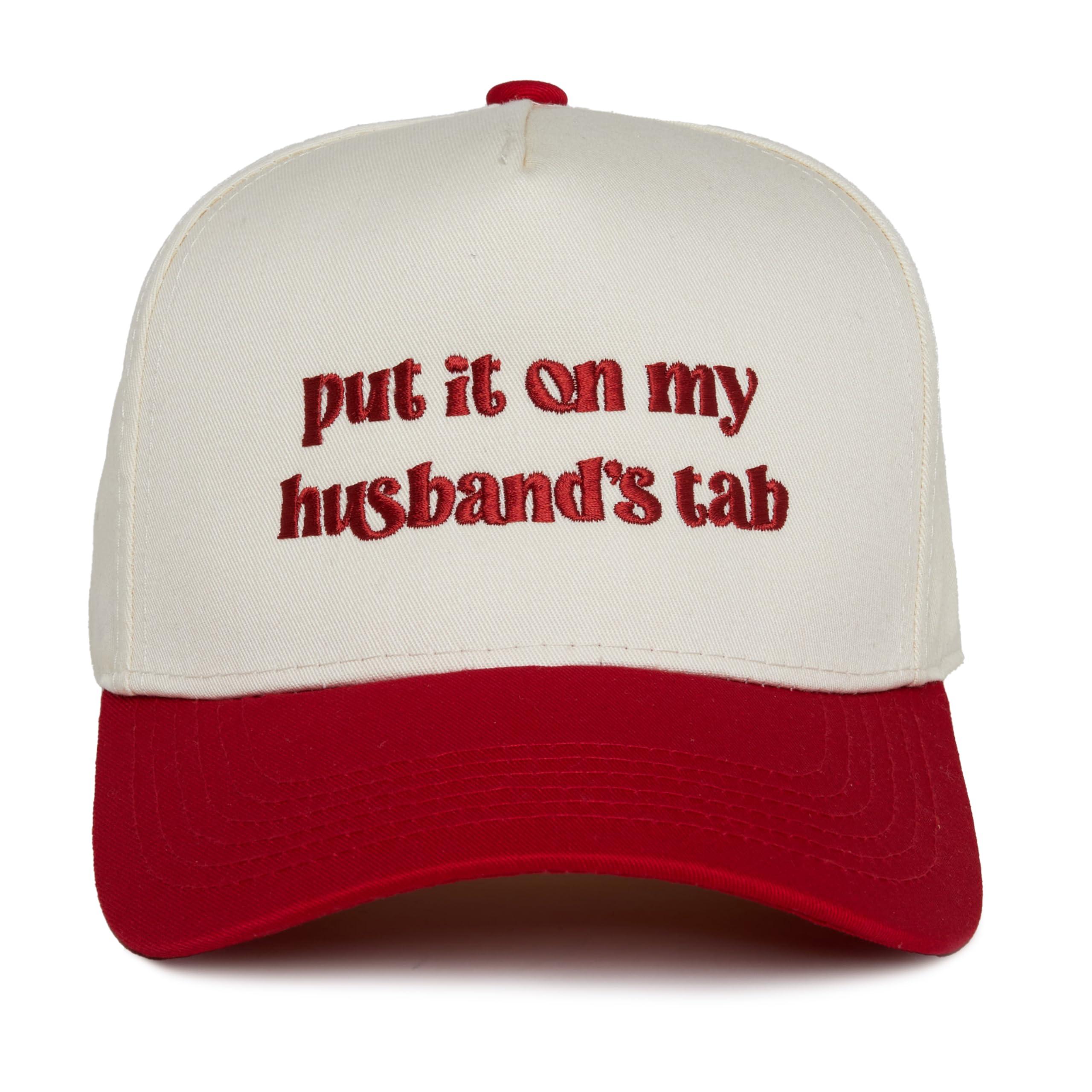 Funky Junque Vintage Canvas Snapback Hat - Adjustable 2 Tone Cap for Men Women - Put It On My, Cowboy, Girl Dad, Funny