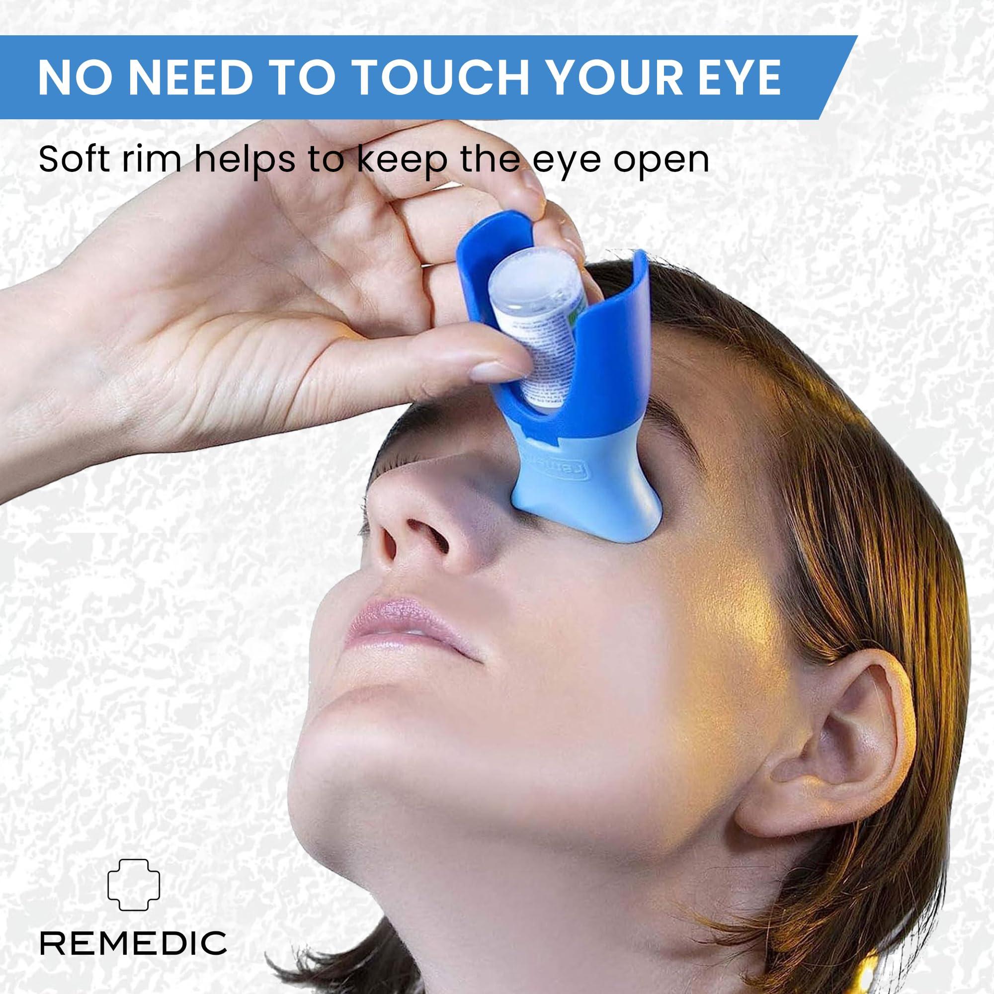 Eyedrop Bottle Dispenser with Silicone Adapter, Reusable Eye Dropper Applicator, Eye Drop Helper for Accurate Delivery ,Safe and Easy Eyecare for Seniors and Family, Fits Most Eye Drops Bottles - Image 4