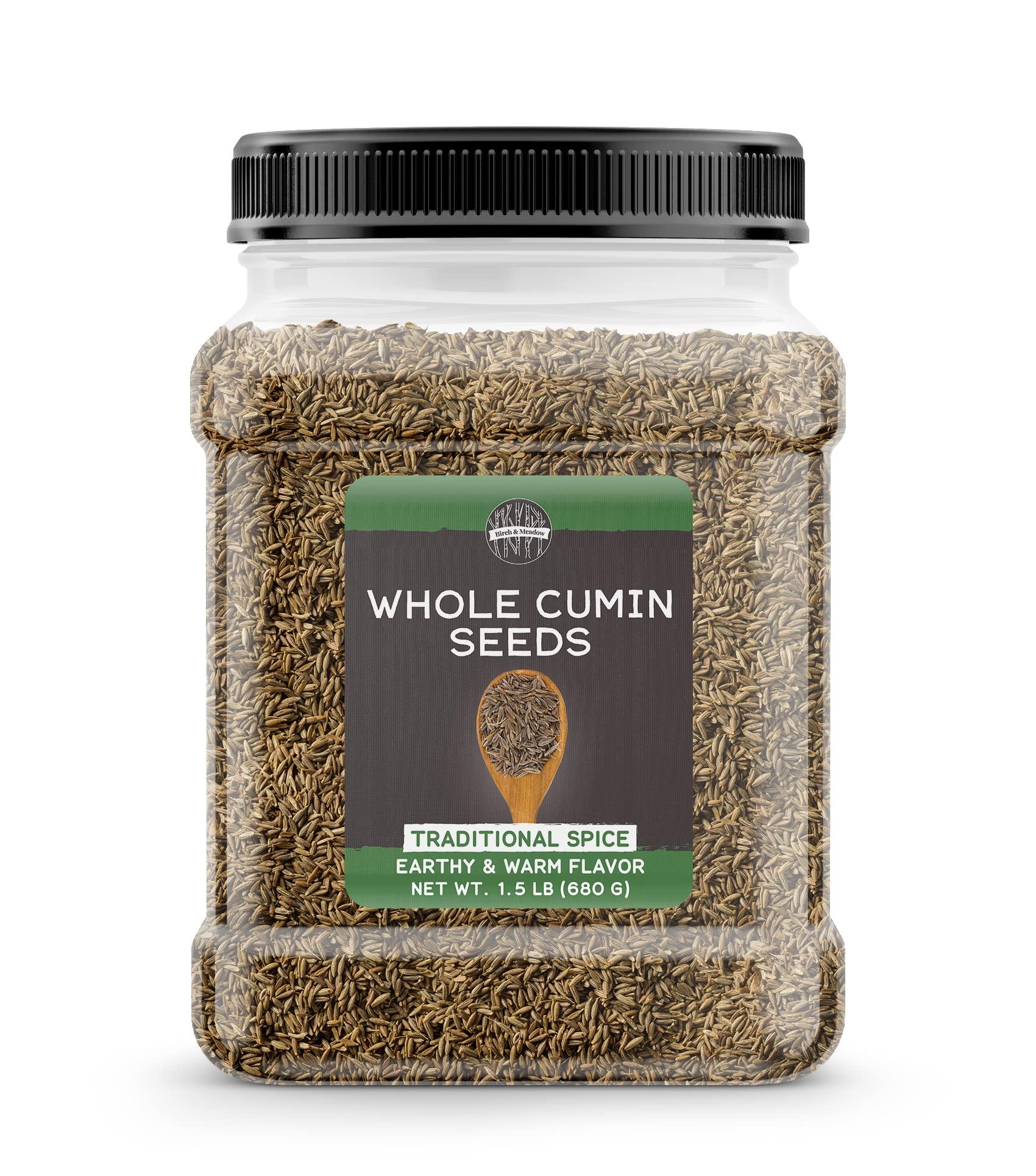 Birch & Meadow 1.5 lb of Whole Cumin Seeds, Earthy & Warm, Aromatic Spice