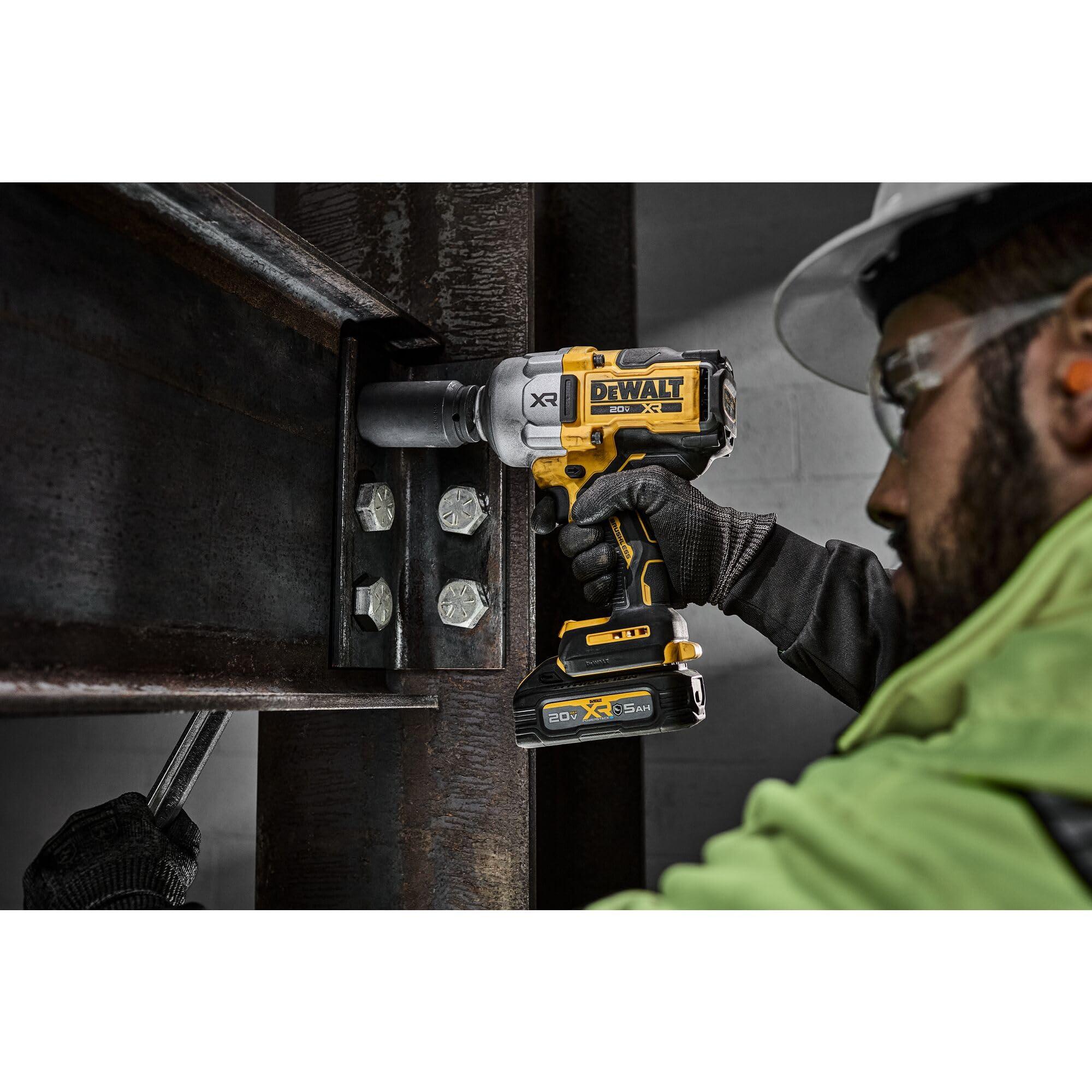 DEWALT 20V MAX XR 3/4 Inch Cordless Impact Wrench with Hog Ring Anvil, Bare Tool Only (DCF964B) - Image 2