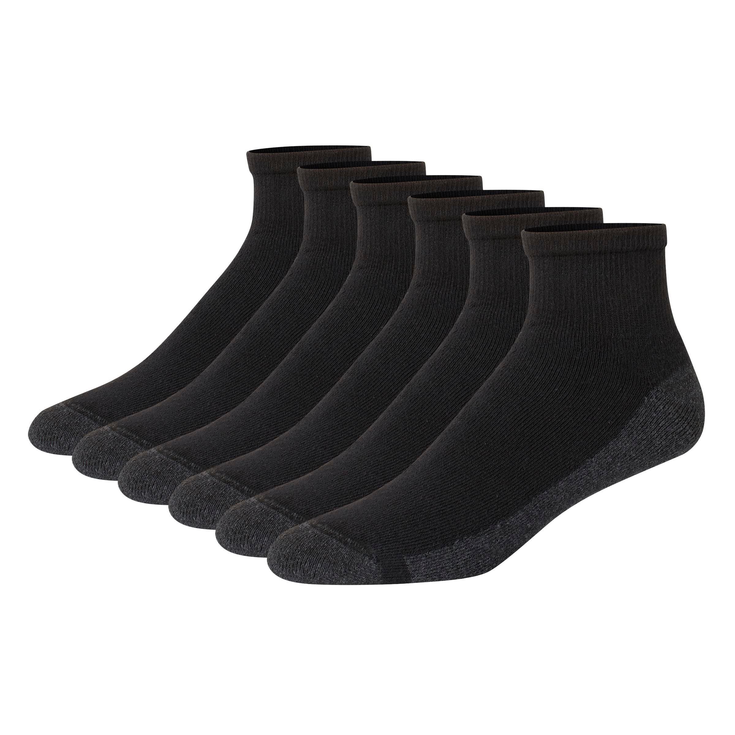 Hanes Men's Max Cushioned Ankle Socks, Multipacks