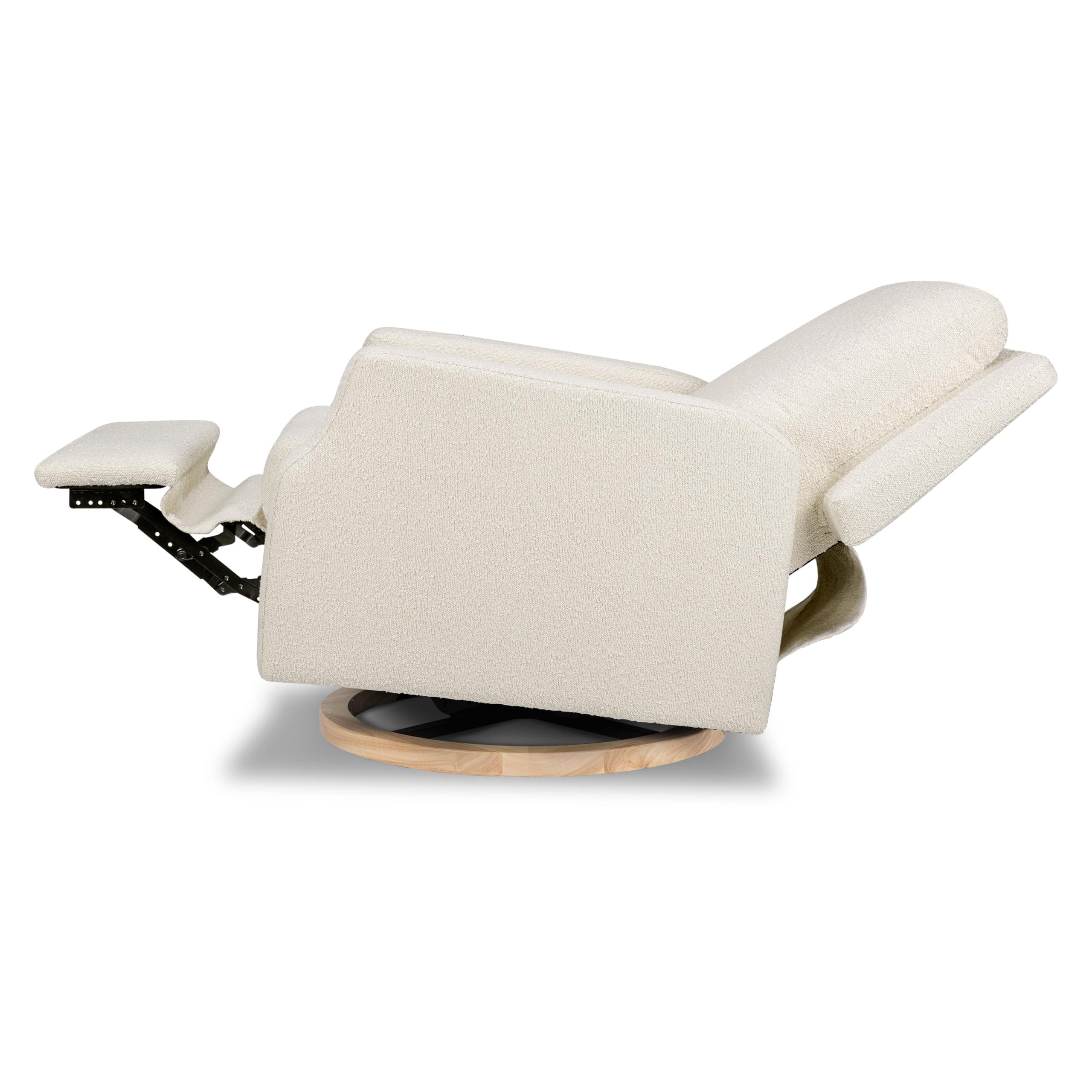 Namesake Crewe Recliner and Swivel Glider in Ivory Boucle with Light Wood Base, Greenguard Gold Certified - Image 6