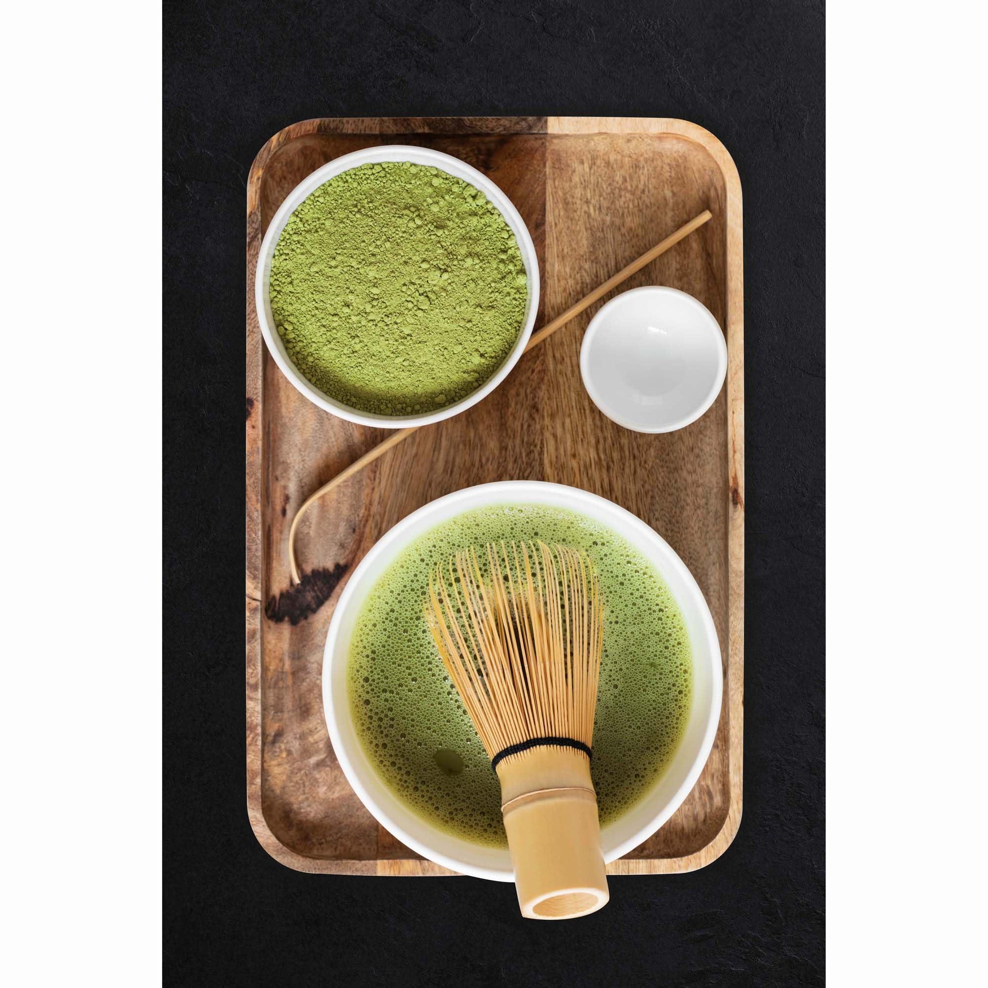 Helen’s Asian Kitchen Traditional Japanese Matcha Tea Gift Set – 5-Piece Ceremonial-Grade Kit with Bamboo Whisk, Handcrafted Bowl, Tea Sifter, Measuring Scoop, and Whisk Stand, Complete Serving Tools - Image 4