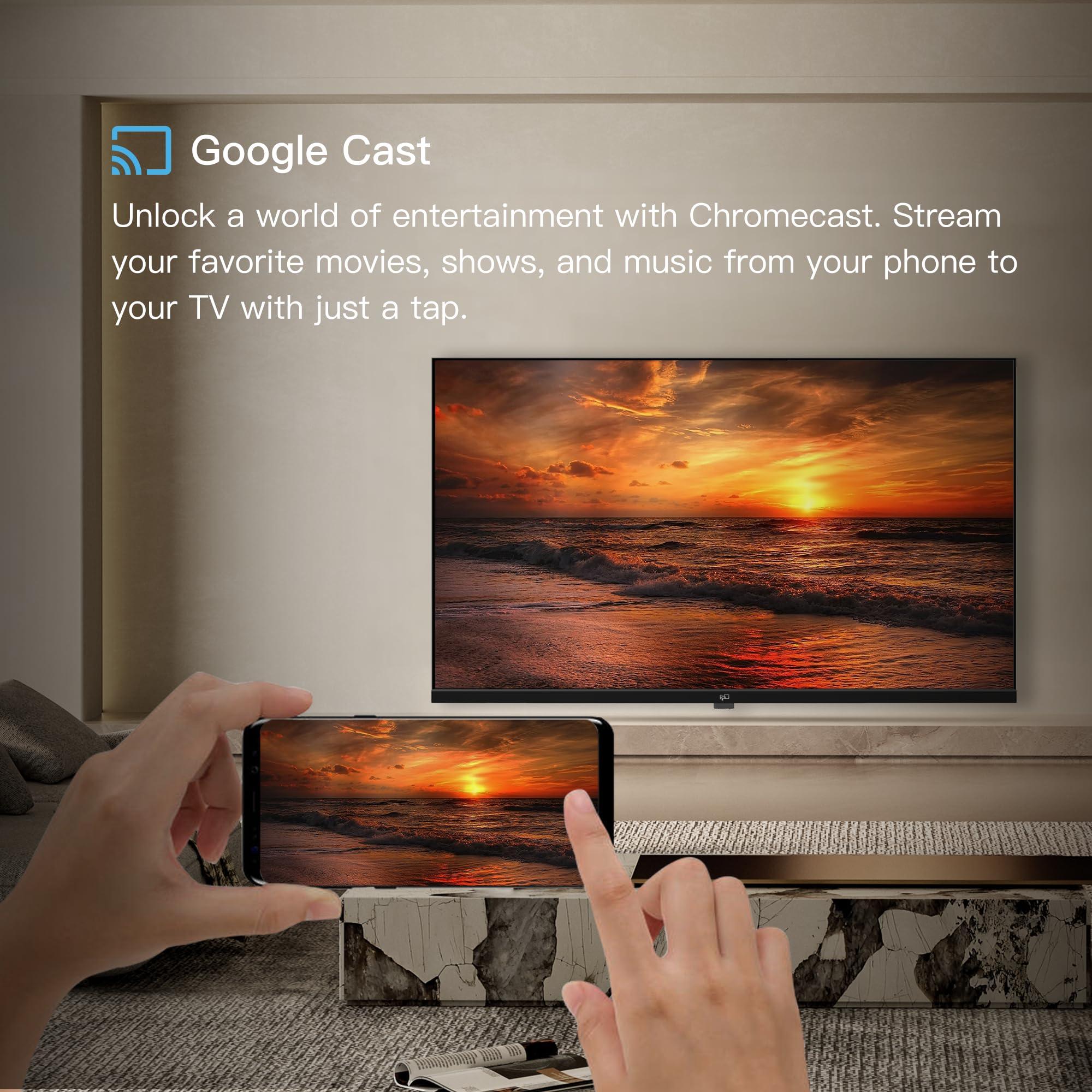 FPD Canvas-Series CG55-C1 55-inch Smart TV with Google TV, 4K UHD, HDR 10, Dolby Vision, Google Play, Google Cast Built-in, Stream Live TV, MEMC, 2024 Model, Dolby Atmos, Voice Remote - Image 5