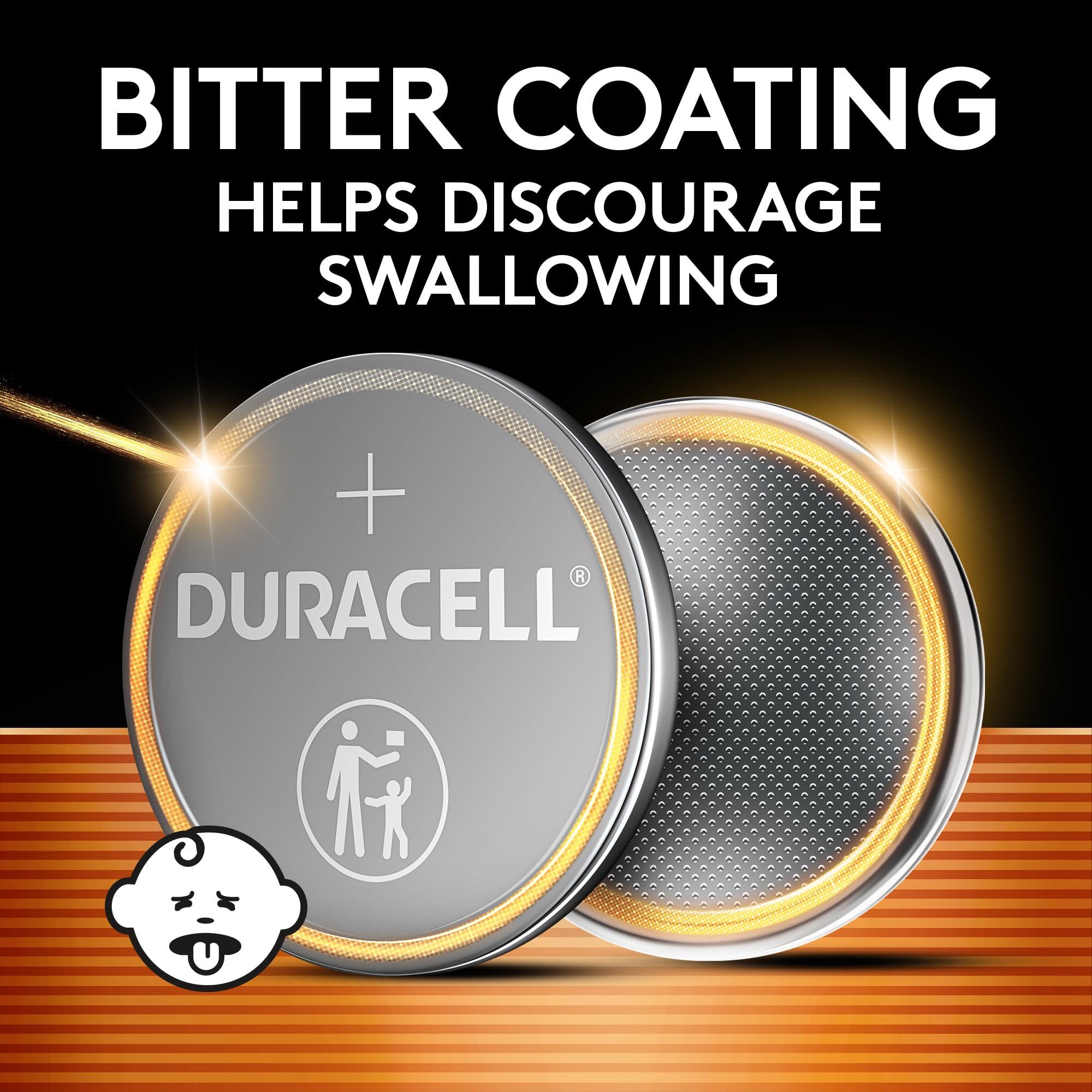 Duracell CR2025 3V Lithium Battery, Child Safety Features, 2 Count Pack, Lithium Coin Battery for Key Fob, Car Remote, Glucose Monitor, CR Lithium 3 Volt Cell - Image 8