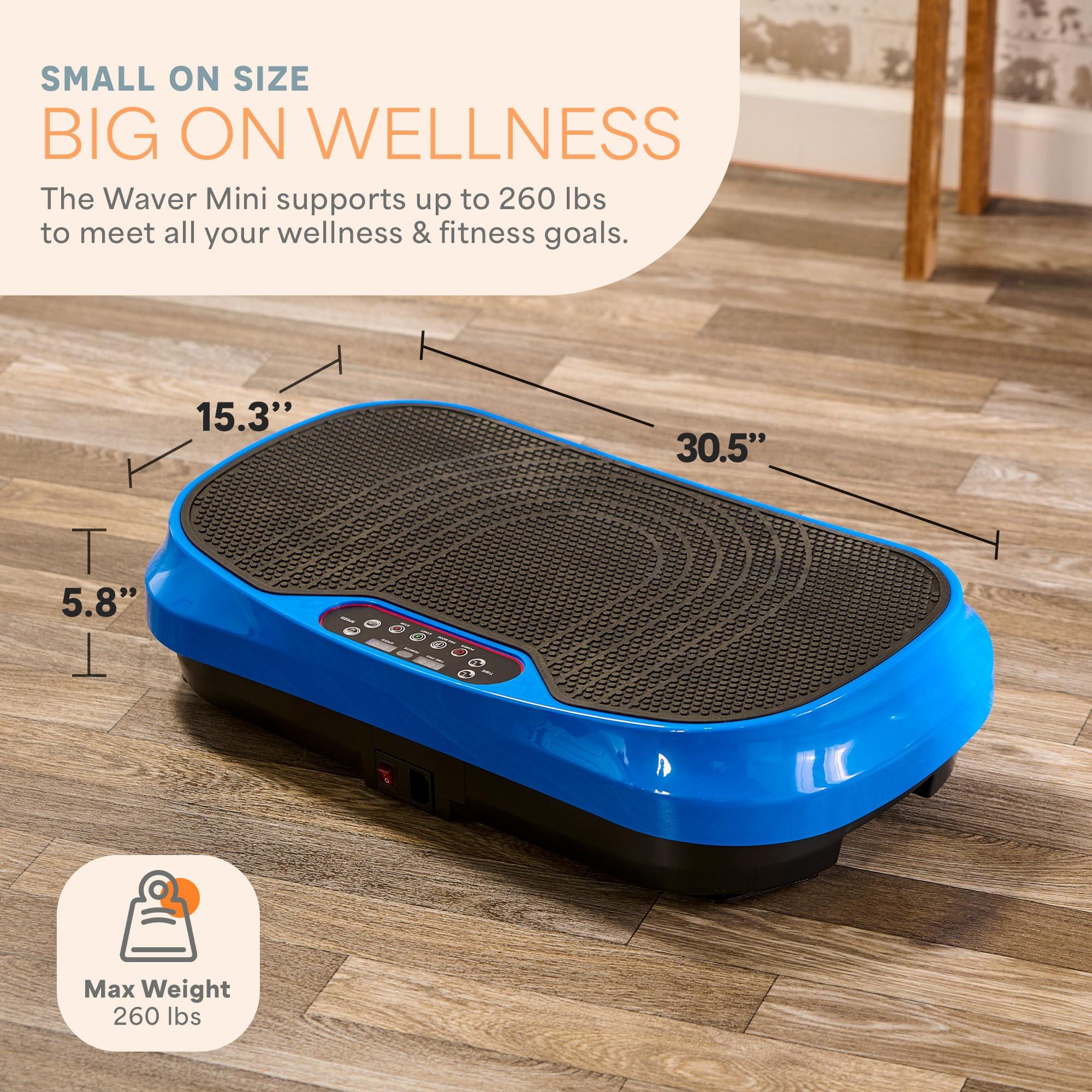 LifePro Waver Mini Vibration Plate Exercise Machine – Portable Full Body Vibration Platform for Home & Travel Workouts, Weight Loss, Toning & Wellness, with 2 Loop Bands & 4 Resistance Bands - Image 6