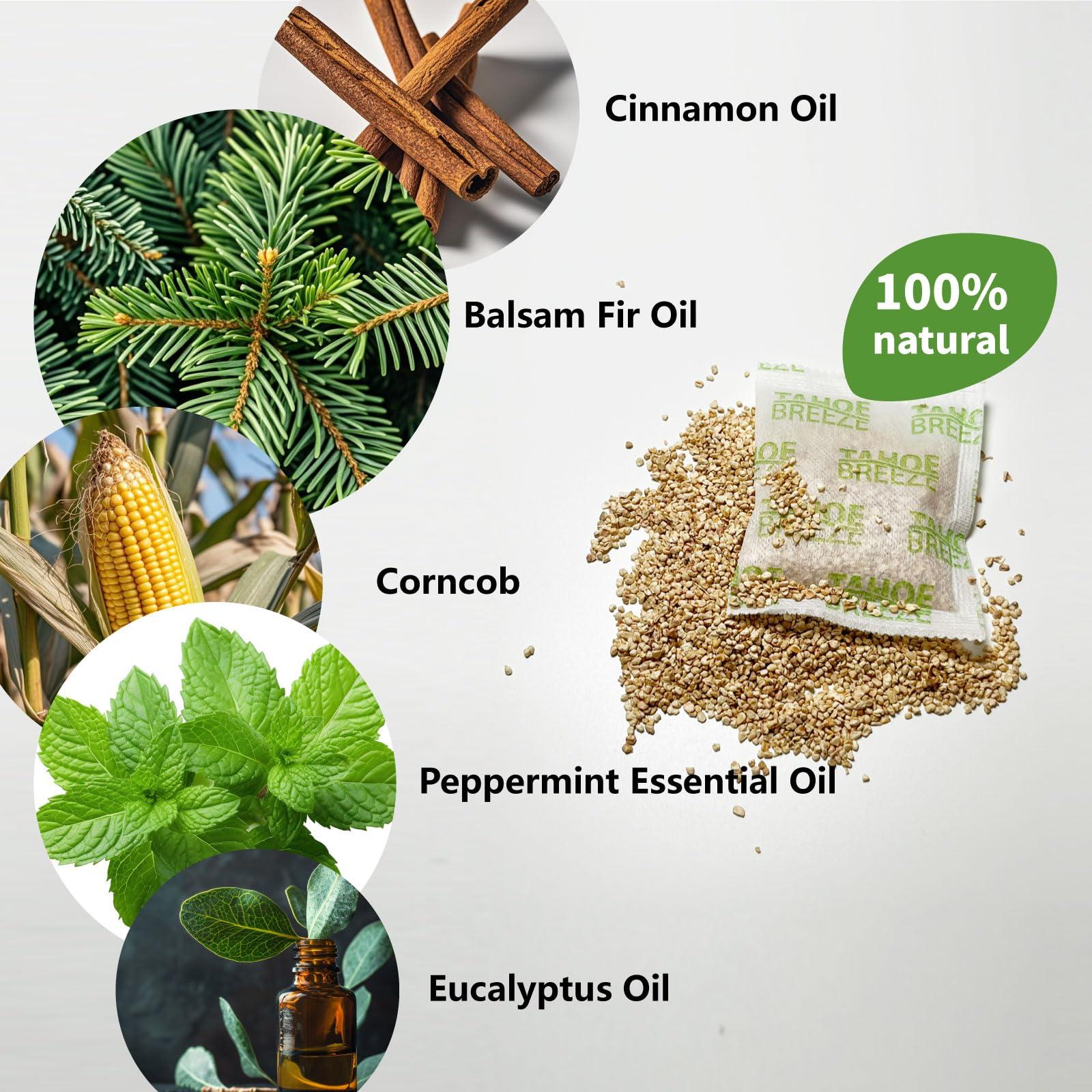 Pest Control Pouches, Rodent Repellent, Mouse Repellent, Peppermint Oil to Repel Ants, Spiders, Roaches, Moths & Other Pests, Mice Repellent Indoor All Natural Safe for Kids & Pets-10 Pouches - Image 3