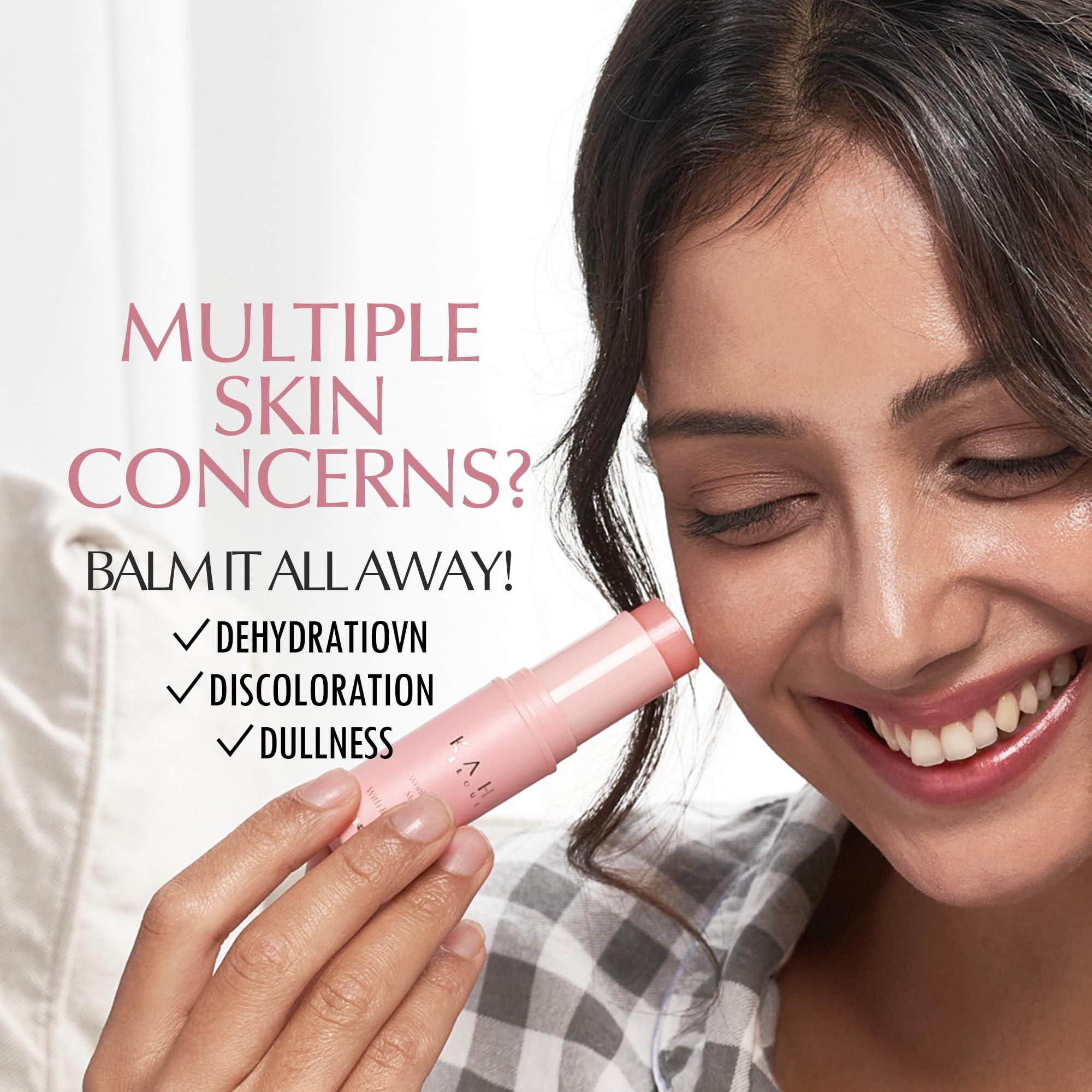 KAHI Wrinkle Bounce Multi Balm Stick | PDRN Collagen Wrinkle Stick | Korean Skin Care |All-in-One Hydrating Lip Balm Eye Cream Neck Cream Make Up Base & Face Mist Moisture Balm - Image 6