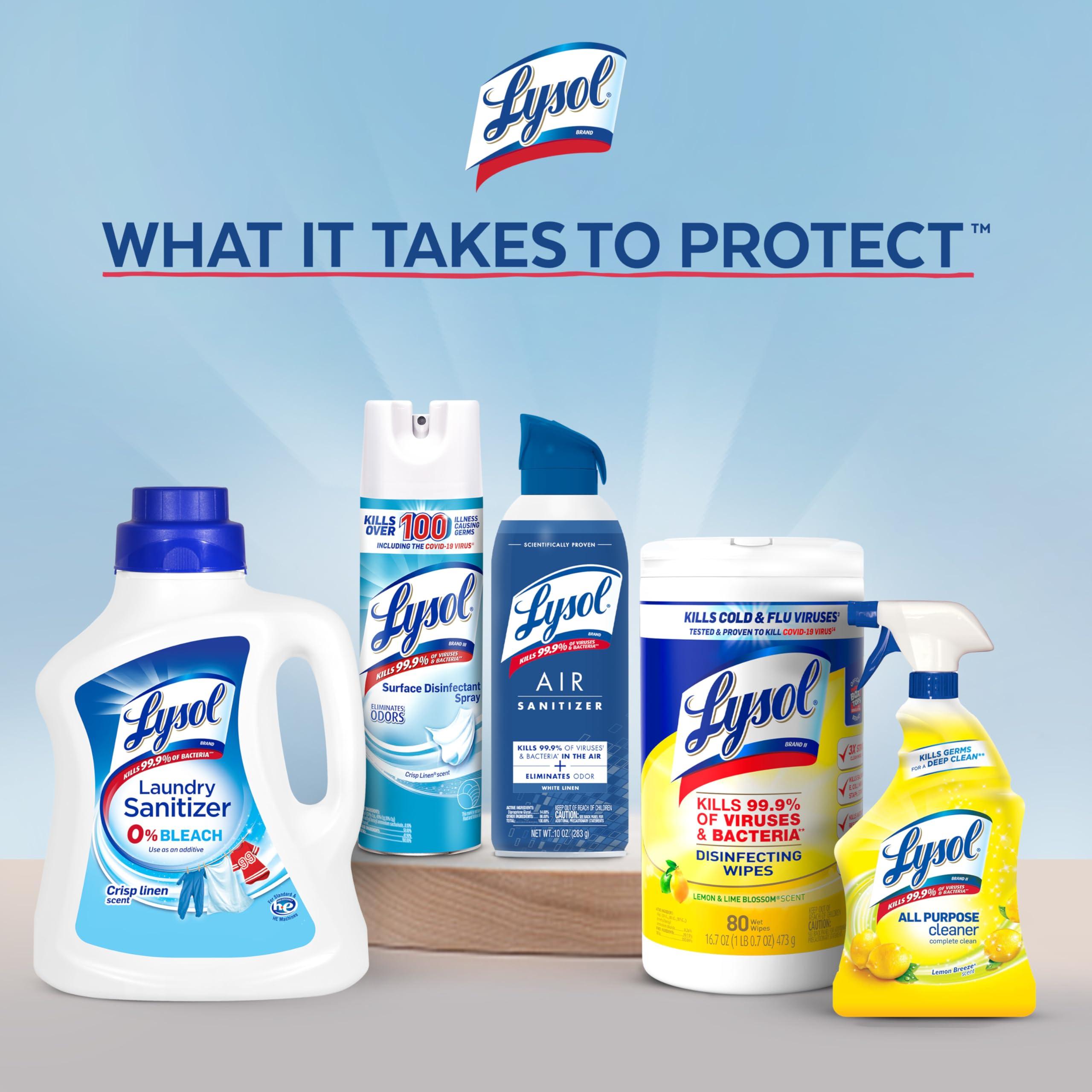 Lysol Disinfecting Wipes Bundle, Home Apartment Dorm Room Essentials and Cleaning Supplies, All Purpose Cleaner, Multi-surface Cleaning Wipes, Multi-Scent Sanitizing Wipes Bundle, 80 Count (4pk) - Image 7