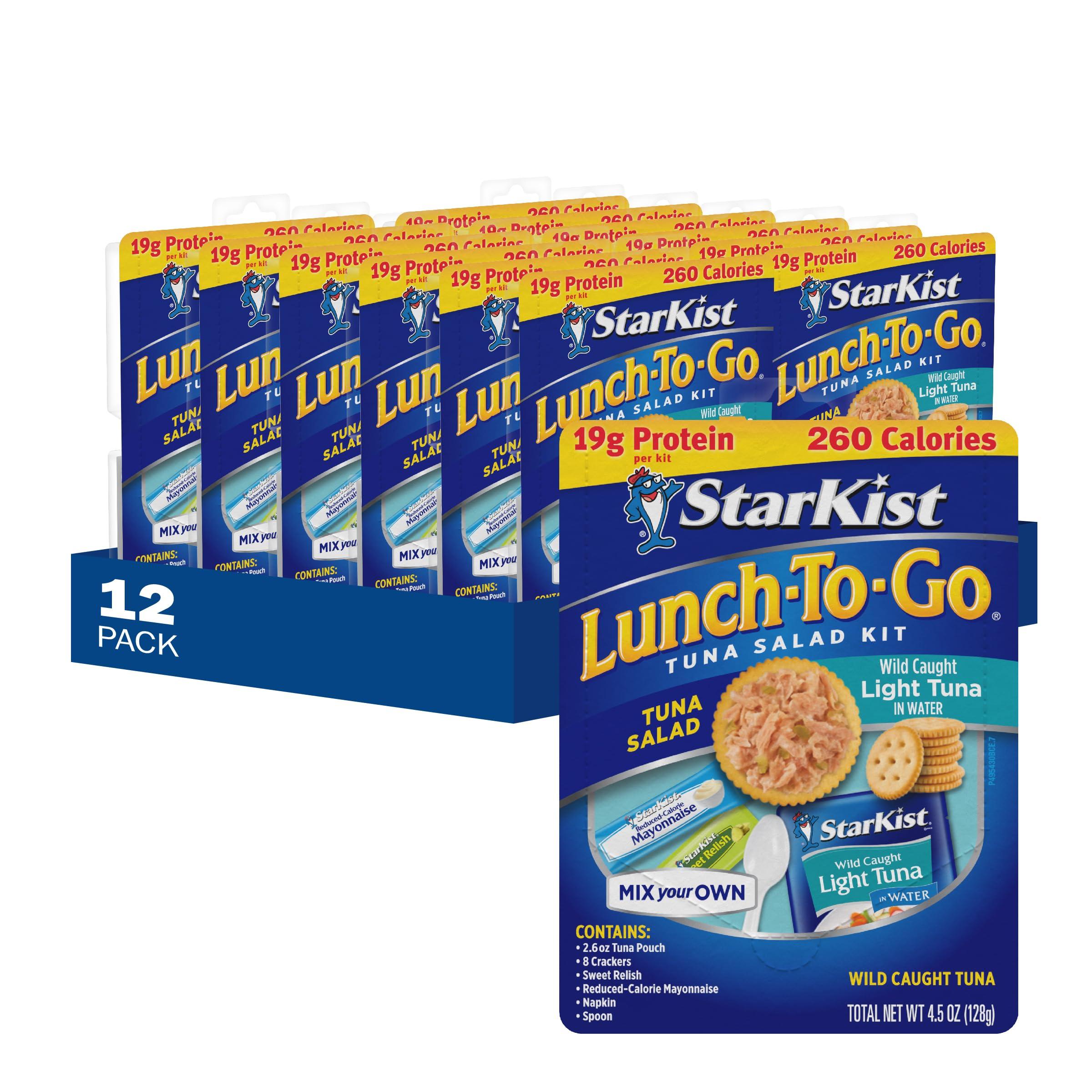 Heinz Starkist Lunch To Go Chunk Premium Light Tuna, 4.1 Ounce -- 12 per case.