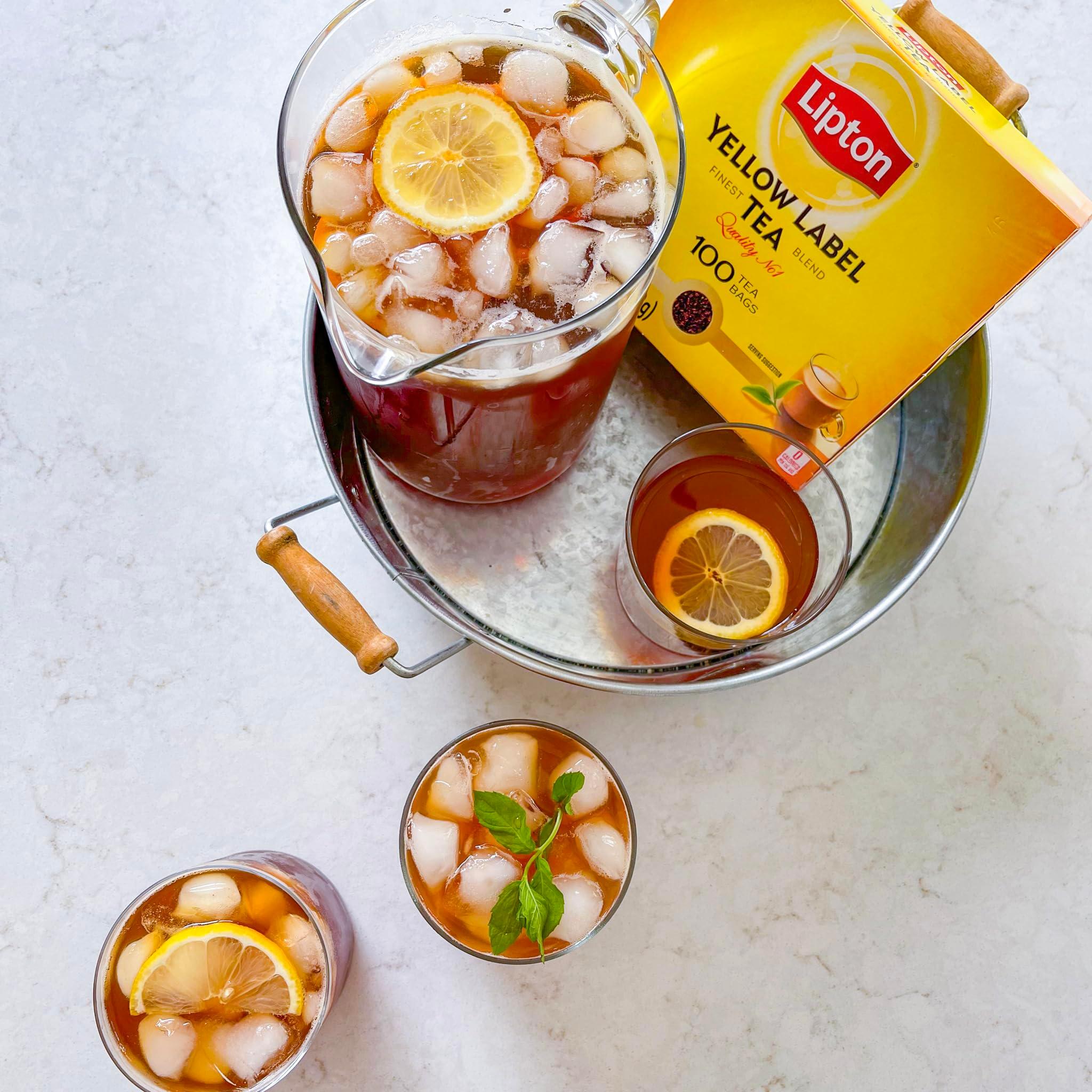 Lipton Yellow Label Tea | International Blend | Lipton Tea Bags |Black Tea| Premium Quality | 200 Grams (Pack of 1) - Image 4