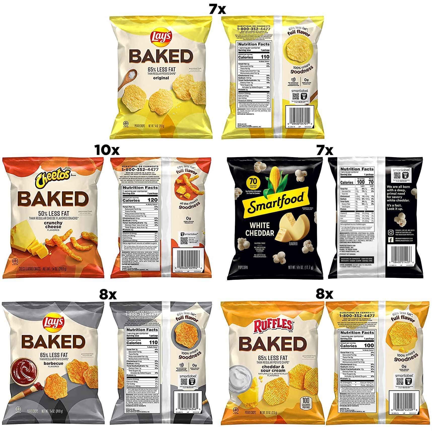 Frito Lay Baked & Popped Mix Variety Pack, (Pack of 40) - Image 2