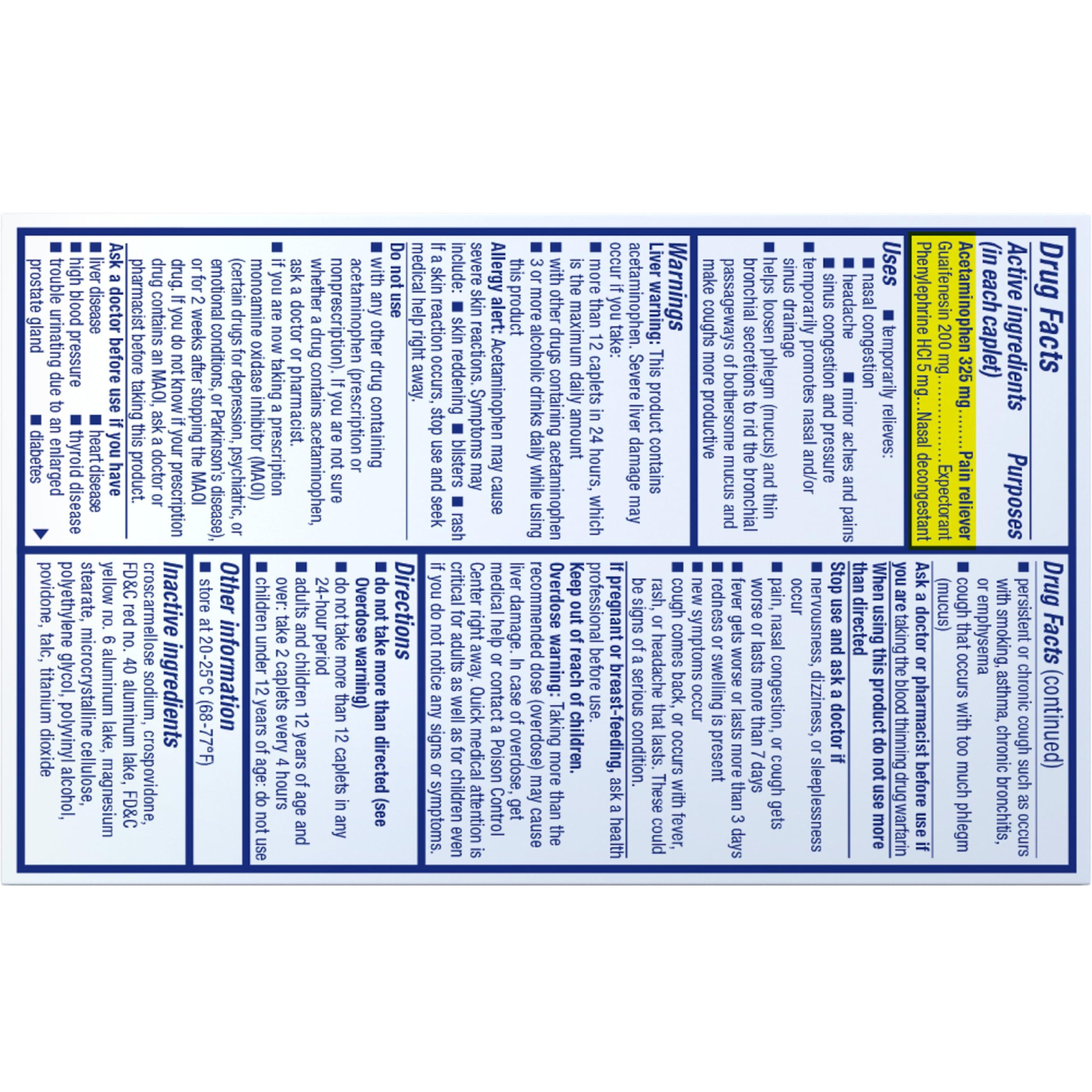 Mucinex Sinus-Max Severe Congestion Relief Caplets, 20 Count - Image 10