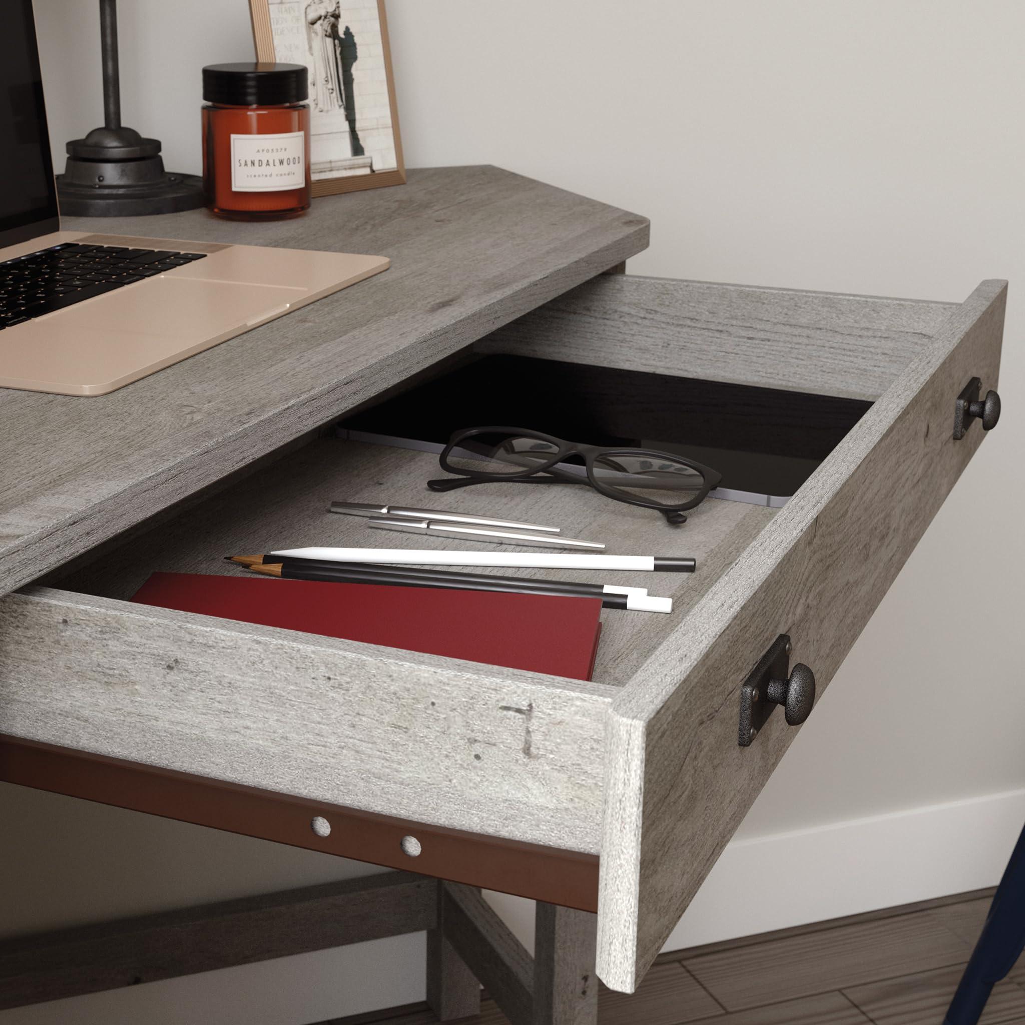 Sauder Cottage Road Space Saving Corner Computer Desk, Mystic Oak Finish - Image 5