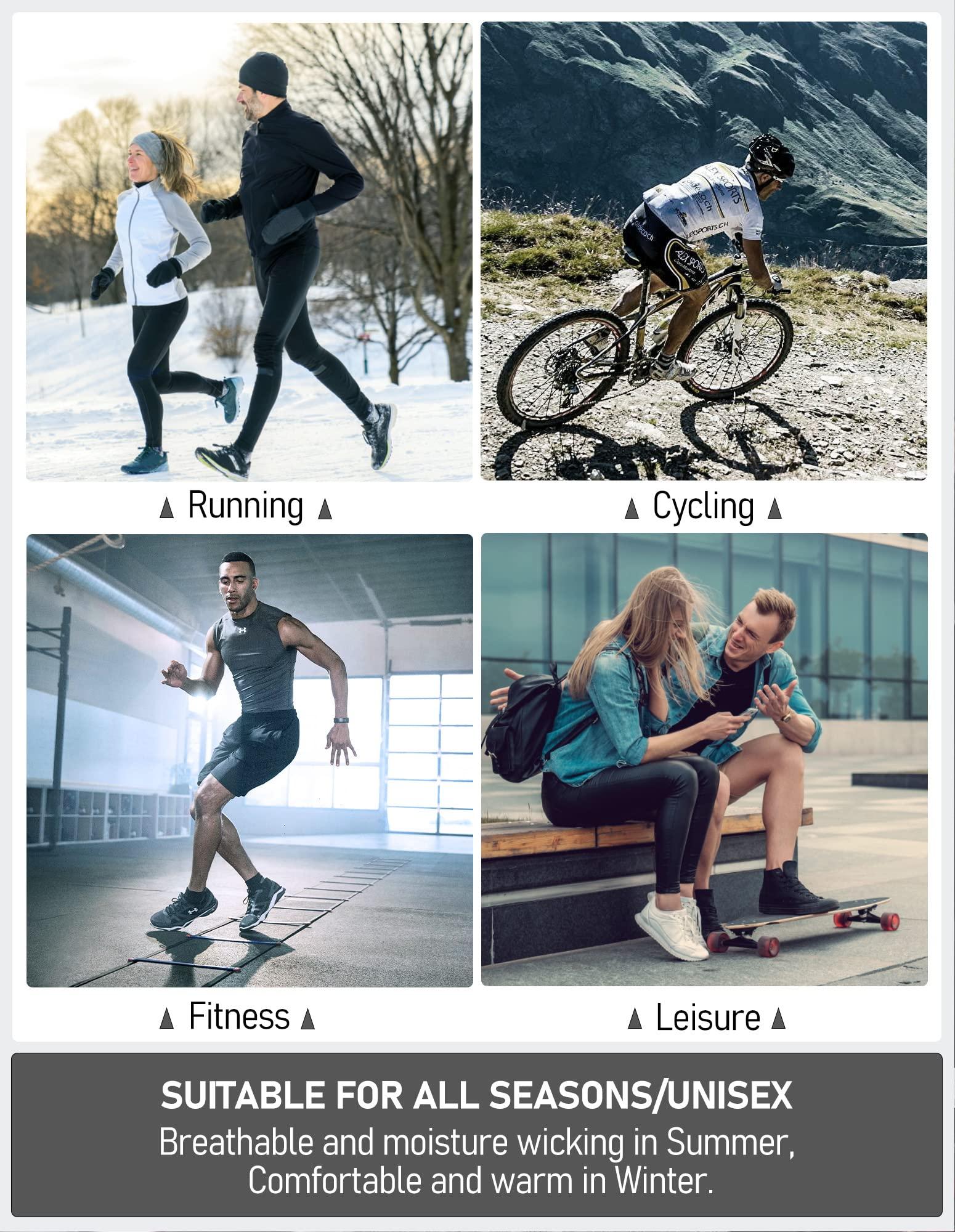 Airacker Ankle Athletic Running Socks Cushioned Breathable Low Cut Sports Tab Socks for Men and Women (6 Pairs) - Image 5