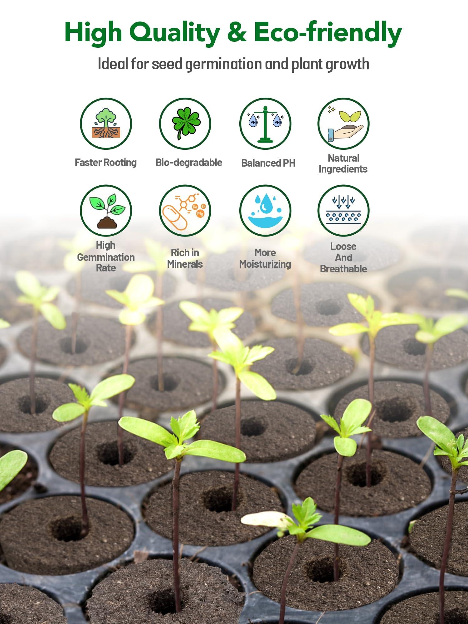 Growell Grow Sponges 120 Pack, Seed Pods Replacement Compatible with Aerogarden and Others, Hydroponic Sponges for Indoor Growing Systems - Image 4