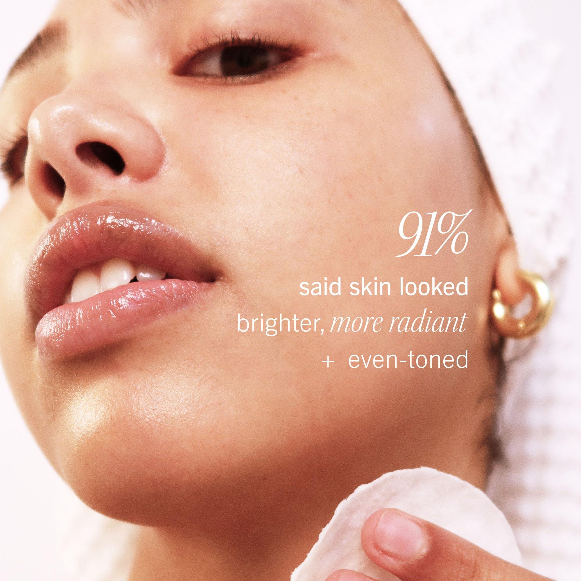 First Aid Beauty - Facial Radiance Pads with Glycolic & Lactic Acids – Daily Exfoliating Pads with AHA that Help Tone & Brighten Skin – Makeup Prep Pads - Compostable for Daily Use – 28 Pads - Image 7