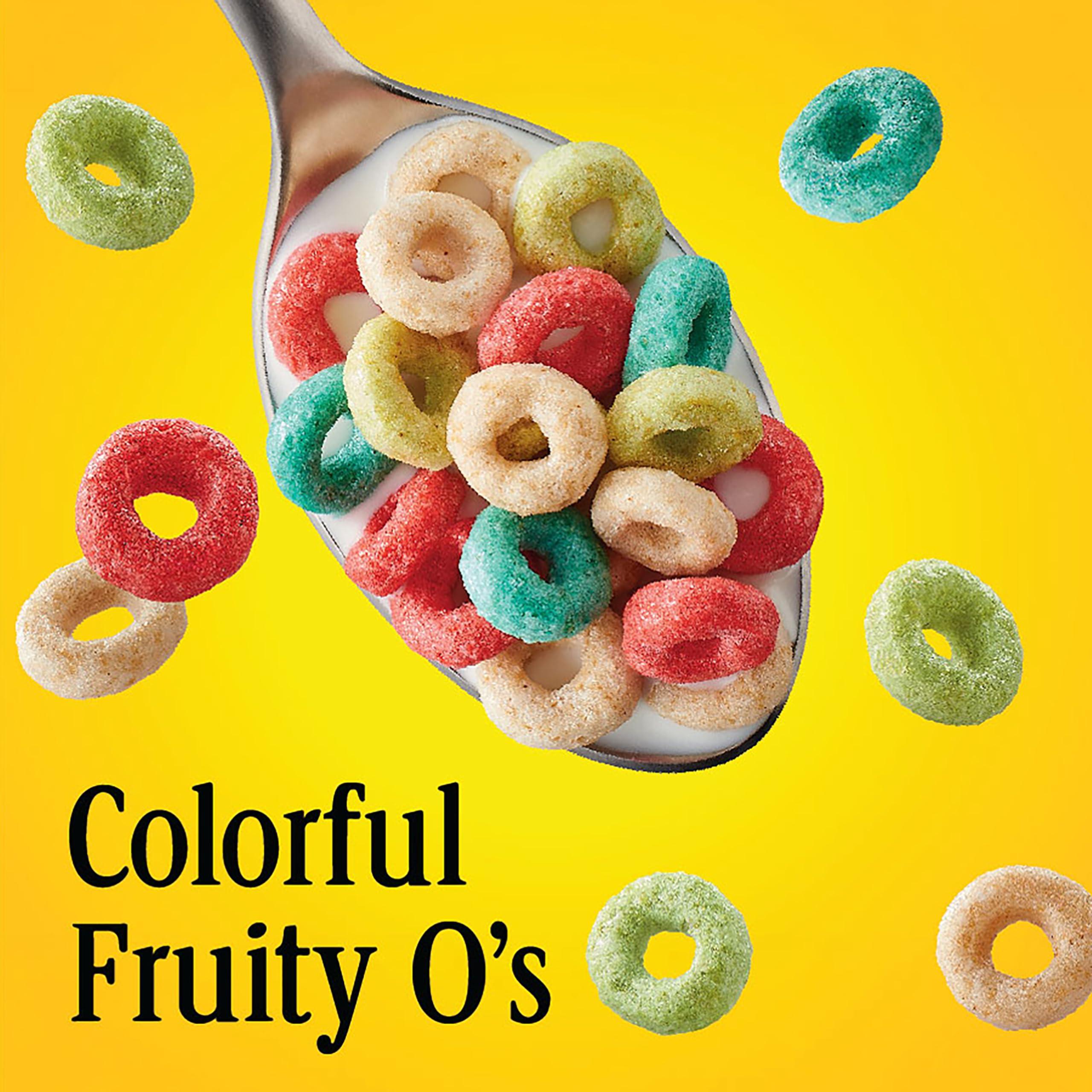 Fruity Cheerios, Heart Healthy Gluten Free Breakfast Cereal, Made with Whole Grain Oats, Family Size, 18.4 oz - Image 3