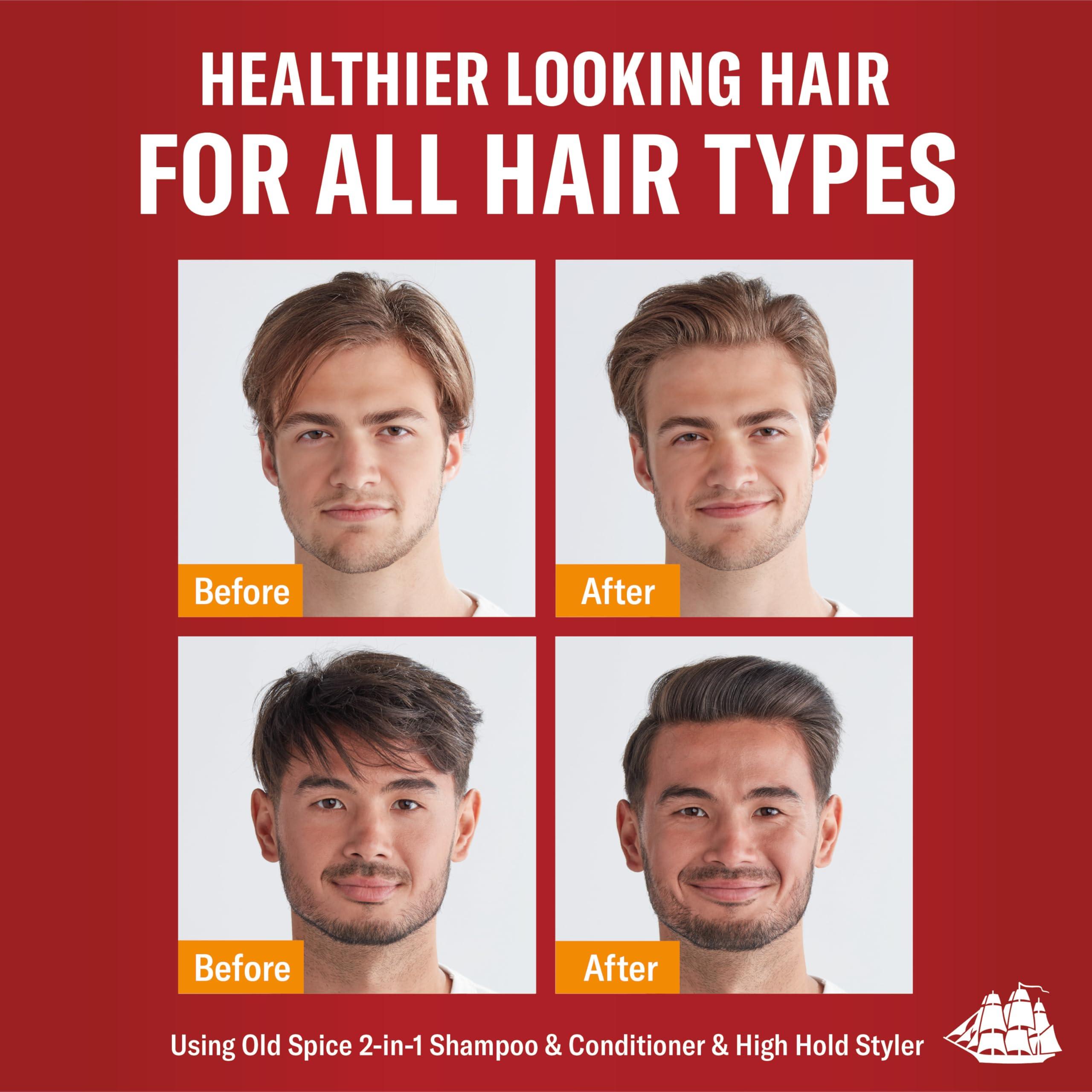 Old Spice Stay-In-Place Hair Styling Putty for Men, High Hold, Very Low Shine, 2.22 Oz - Image 3