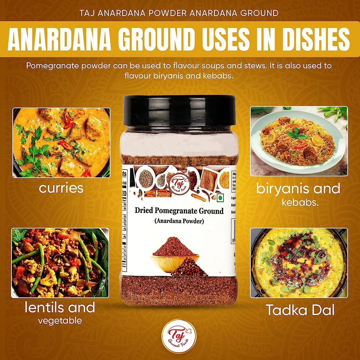 TAJ Premium Indian Anardana (Dried Pomegrante) (Powder) - Image 5