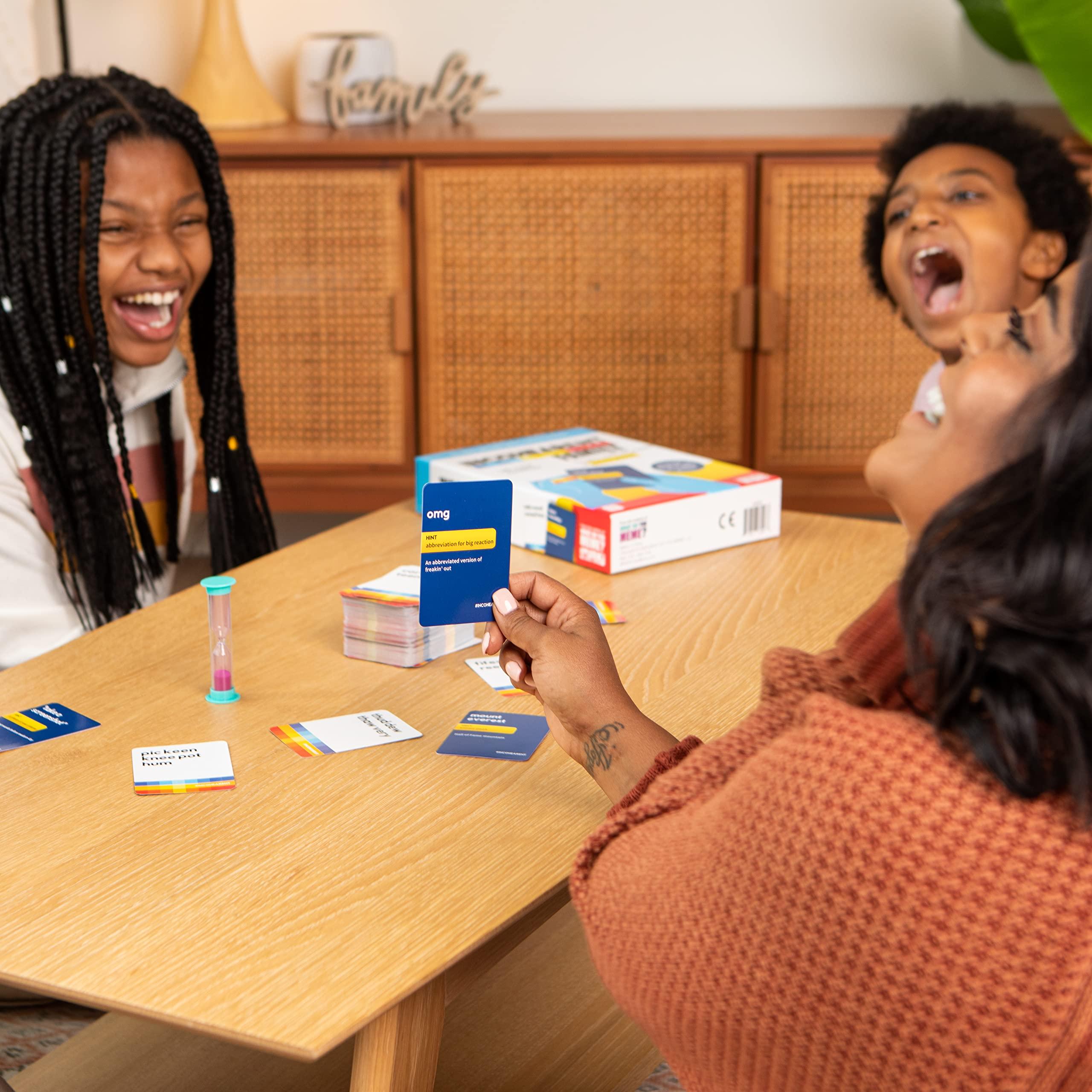 Guess The Gibberish Card Game for Families by Relatable – Fun Kids Game 12+, Game Night with Friends – Great Father's Day Gift Idea, Includes 400 Cards, Instructions & Sand Timer - Image 2