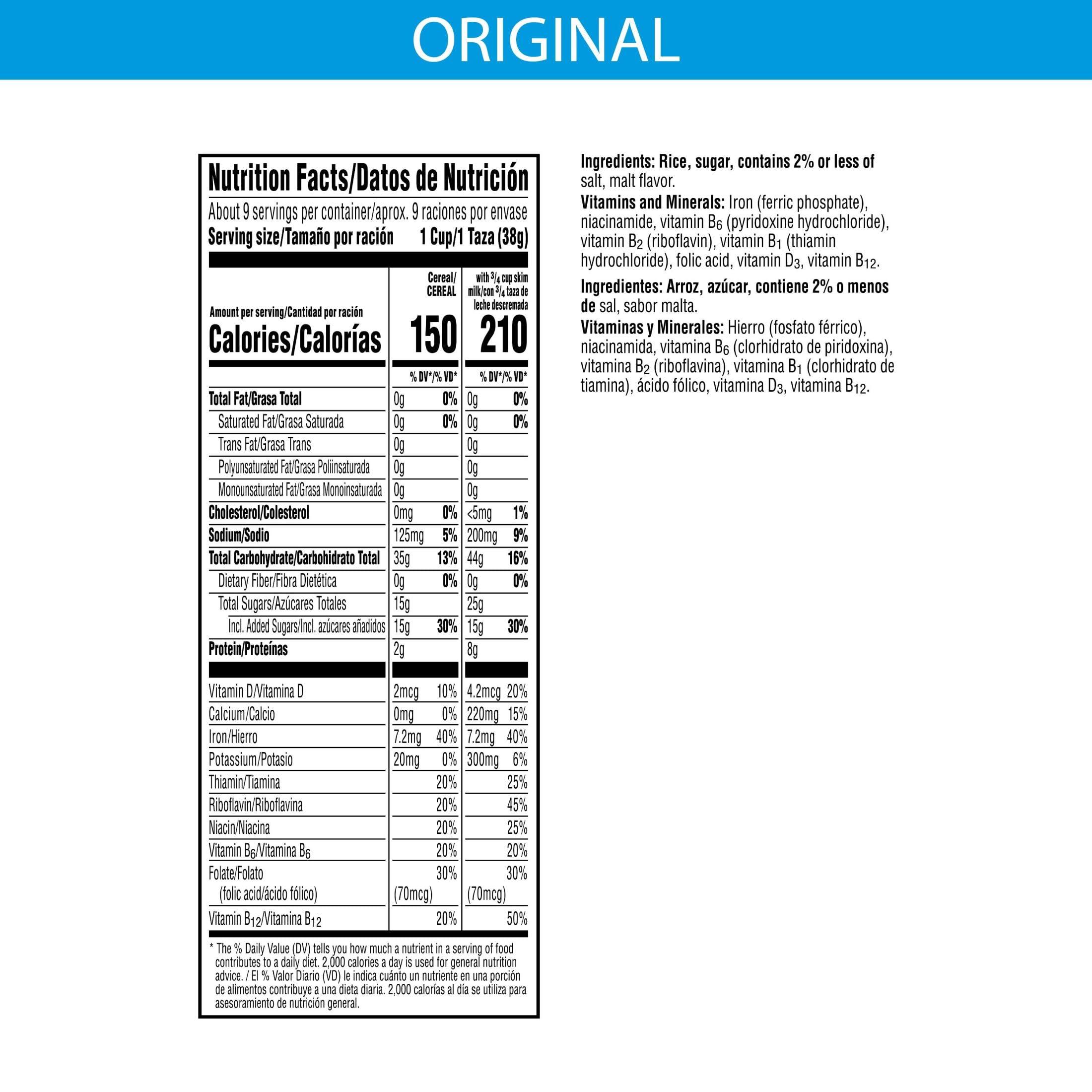 Rice Krispies Kellogg's Frosted Krispies Breakfast Cereal,Kids Snacks,Baking Marshmallow Treats,Original,13oz Box (1 Box) - Image 2