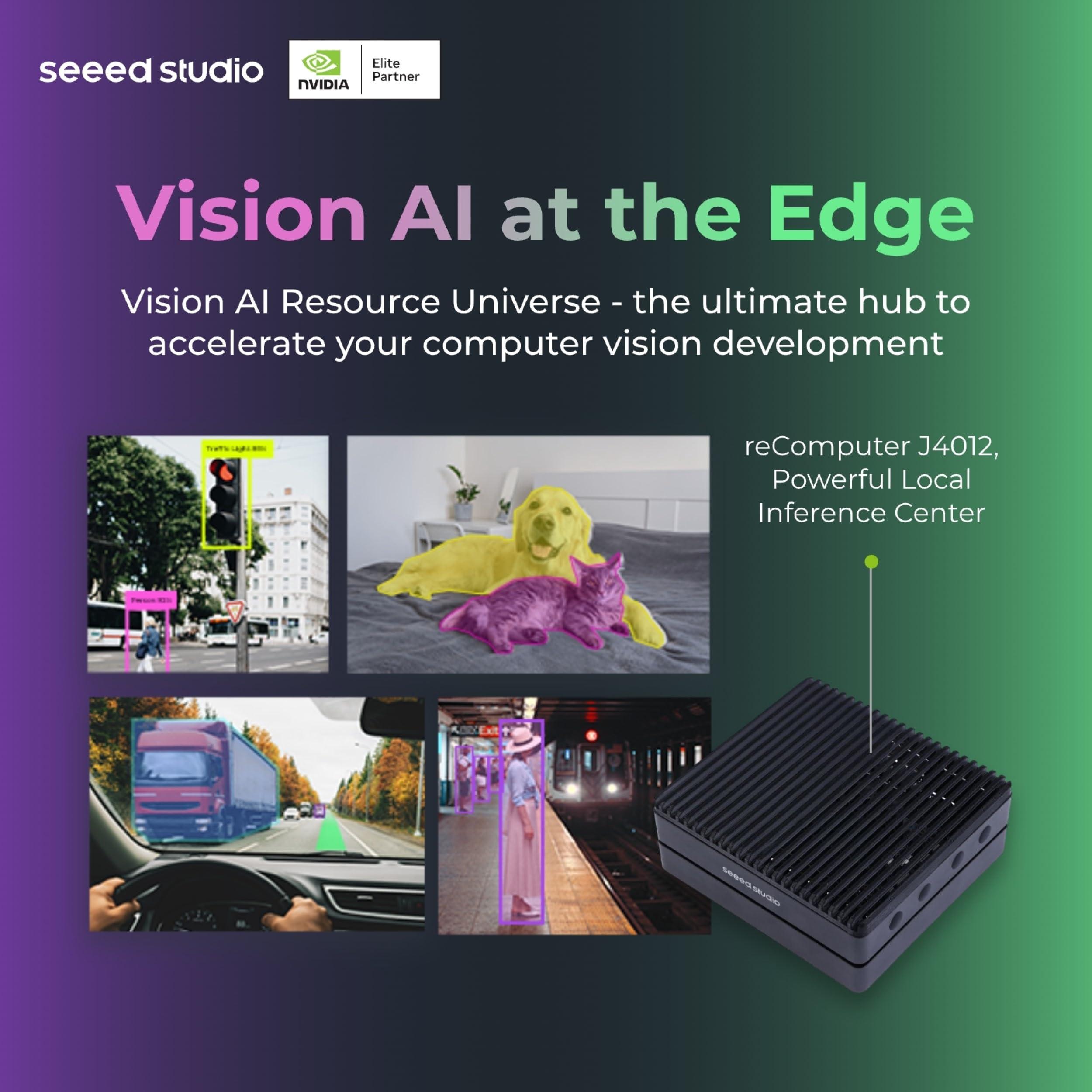 seeed studio NVIDIA Jetson Orin NX 16GB Edge AI Device - reComputer J4012, 4xUSB 3.2, M.2 Key E & Key M Slot, Pre-Installed Jetpack System with NVIDIA Jetpack on 128GB NVMe SSD - Image 4