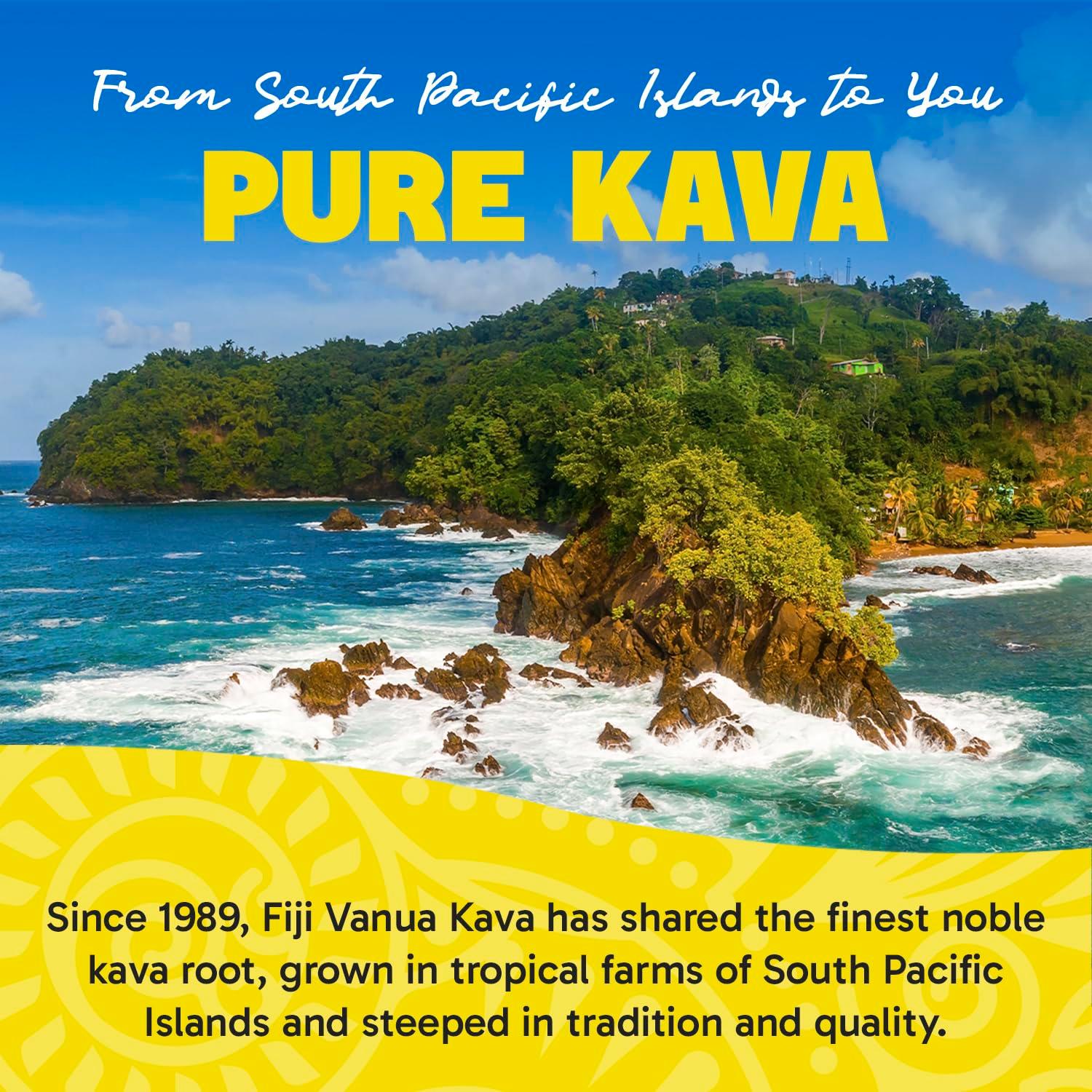 Fiji Vanua Kava Vanuatu Powder, Kava Root Powder Made from Pure Noble Kava with Sun-Dried Lateral Roots, Kava Premium with Kavalactones, Easy to Prepare Medium Grind Kava Root Powder, 8 oz - Image 7