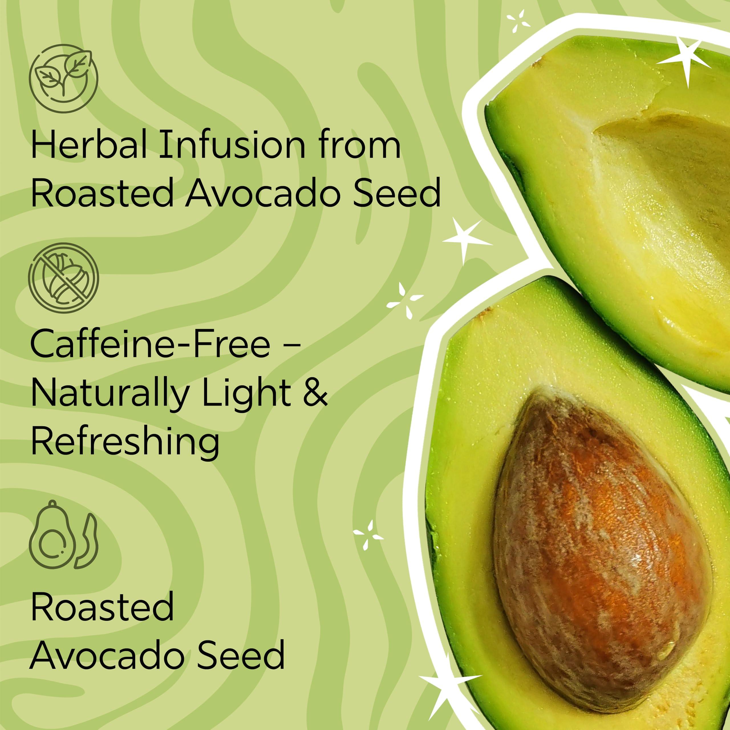 Avocado Seed Tea – Organic Herbal Avocado Tea from Dehydrated Avocado Seeds, 15 Avocado Tea Bags – Supports Detox, Digestion & Wellness, Caffeine-Free Natural, Antioxidant-Rich, Te de Aguacate - Image 4