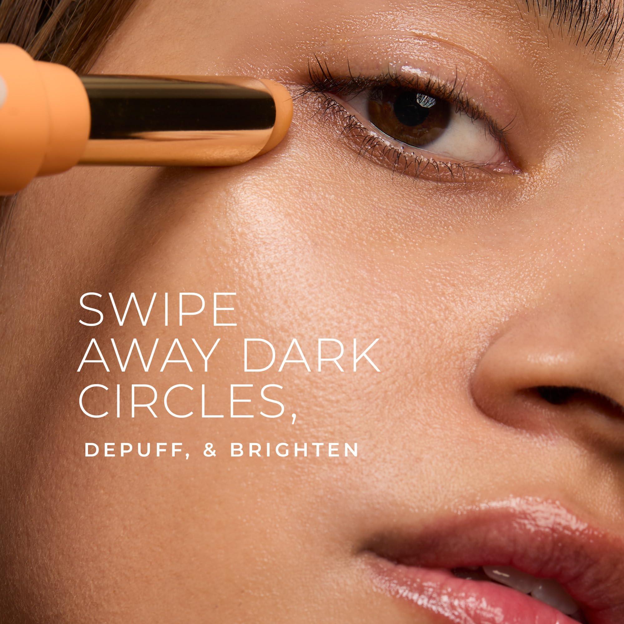 RoC Multi Correxion Revive + Glow Vitamin C Eye Balm (0.14 oz) with Retinol Eye Cream Packette - Image 2
