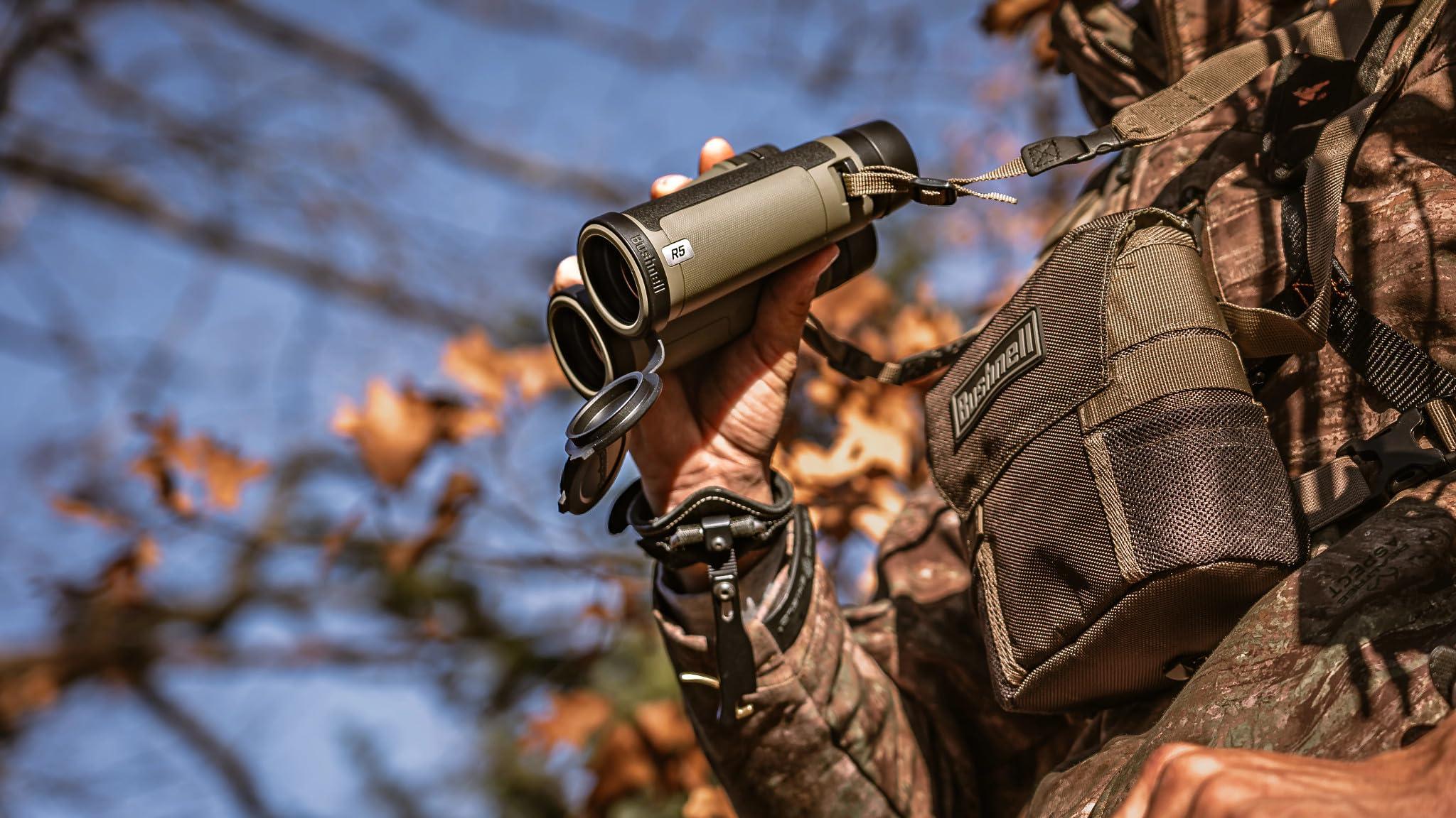 Bushnell R5 12x50 Binoculars with Vault Lite Bino Chest Harness, Phase 3 Coatings, Dielectric Coatings, EXO Barrier, IPX7 Waterproof - Binoculars for Long Range Viewing and Hunting - Image 8