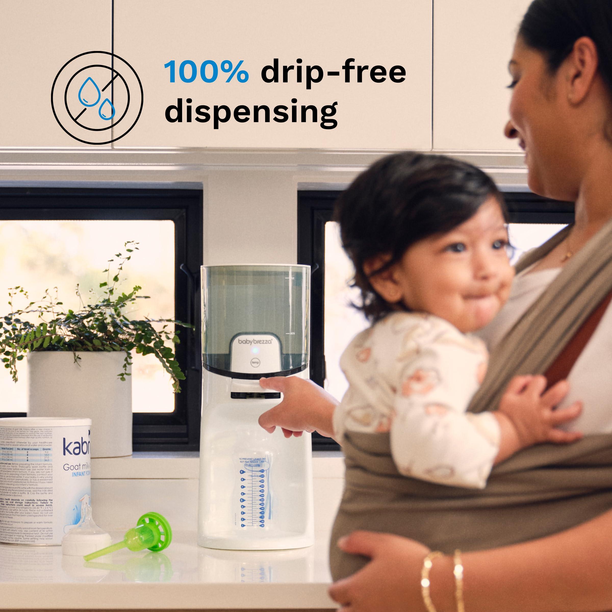Baby Brezza Instant Baby Bottle Warmer - Fast Water Warmer Instantly Dispenses 24/7 in 3 Temperatures, White - Image 7